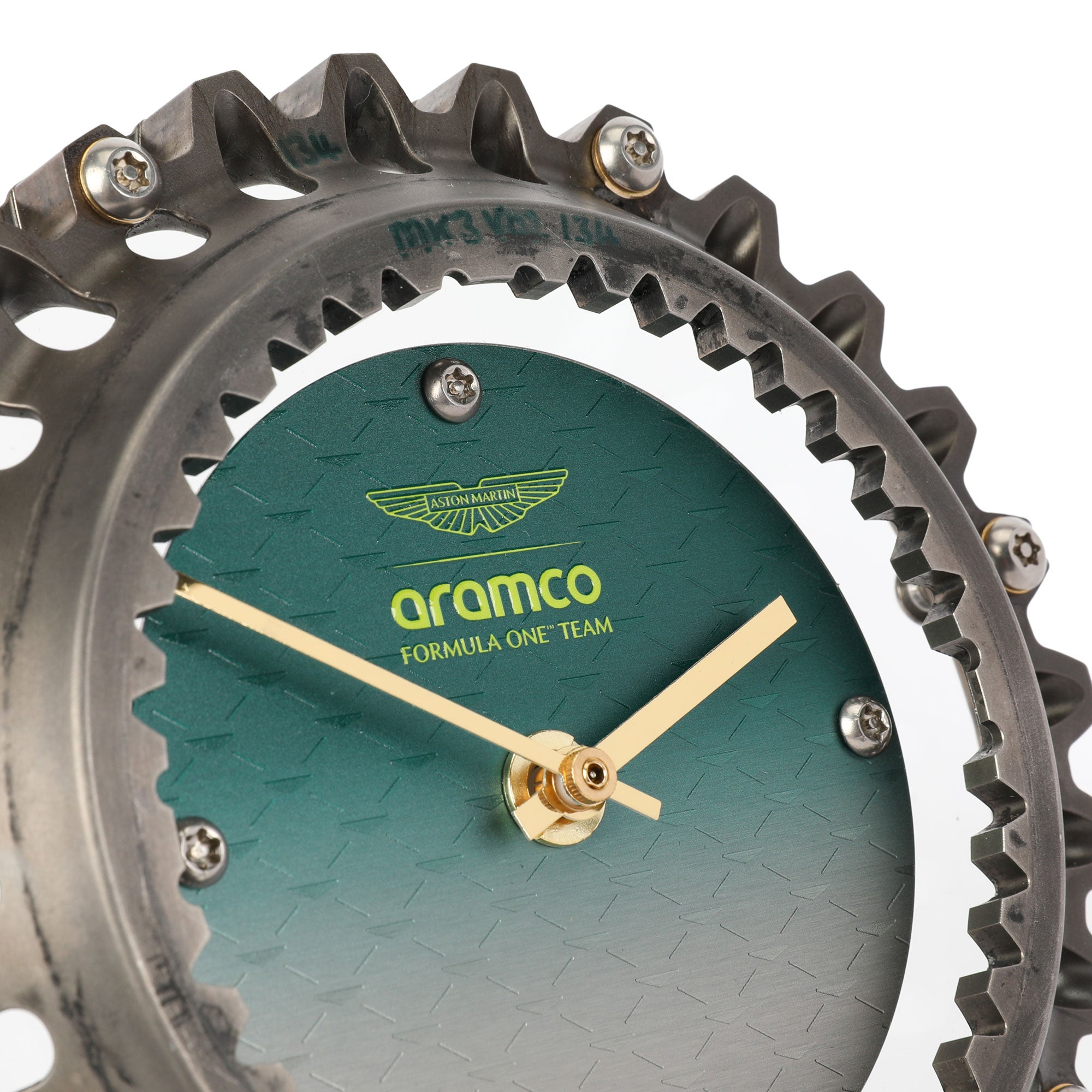 Aston Martin Aramco F1 Team Brake Disc Bell Clock