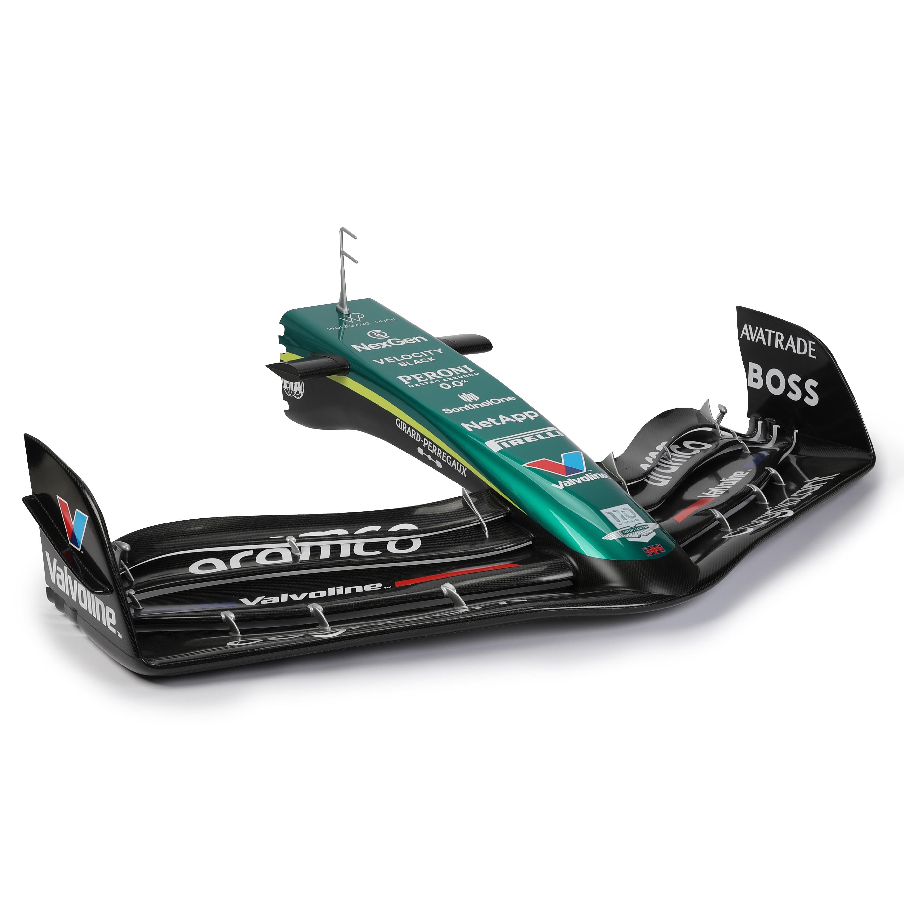 Aston Martin Aramco Cognizant F1 Team 2023 Official Replica Front Wing & Nose