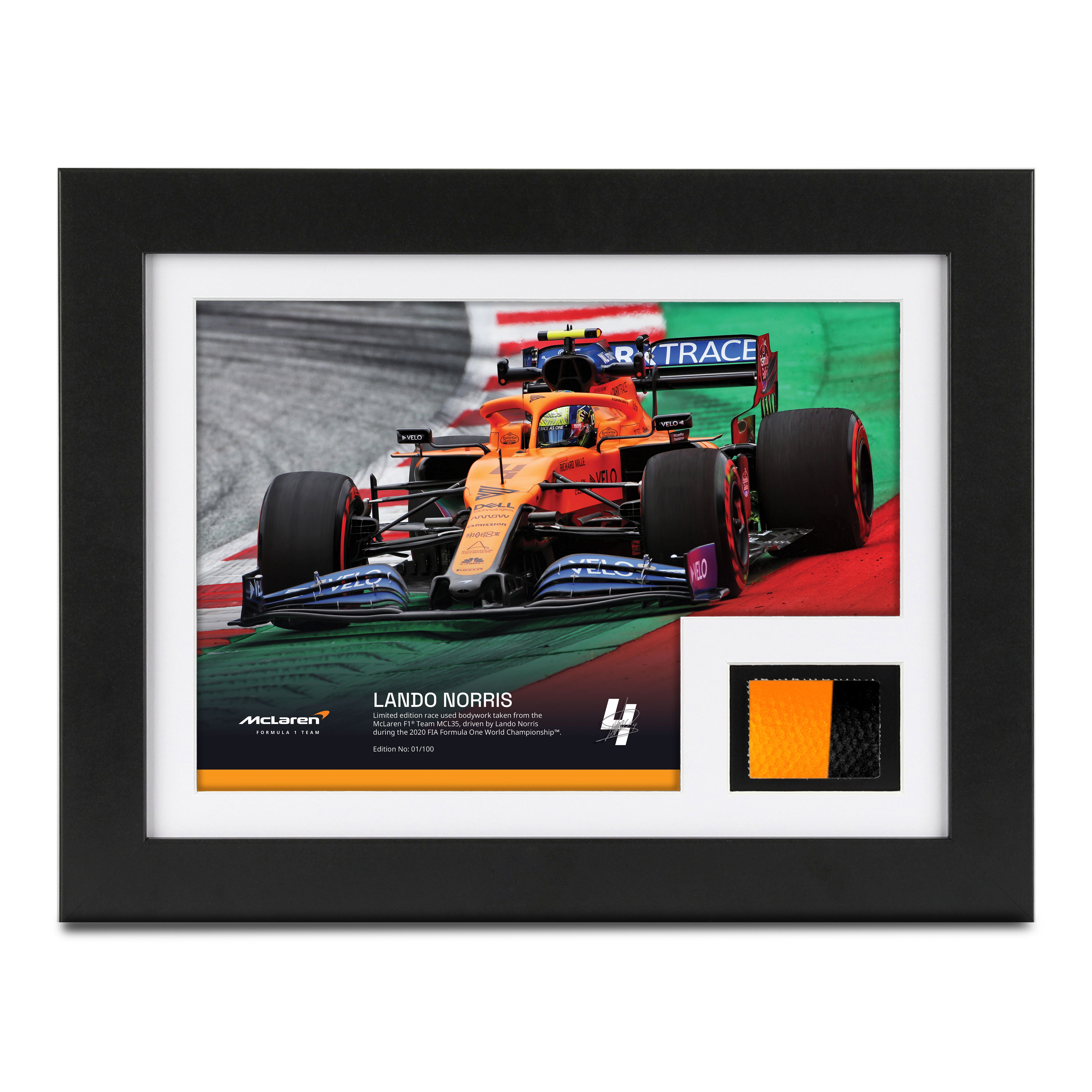 Limited Edition Lando Norris 2020 Bodywork & Photo - Austrian GP