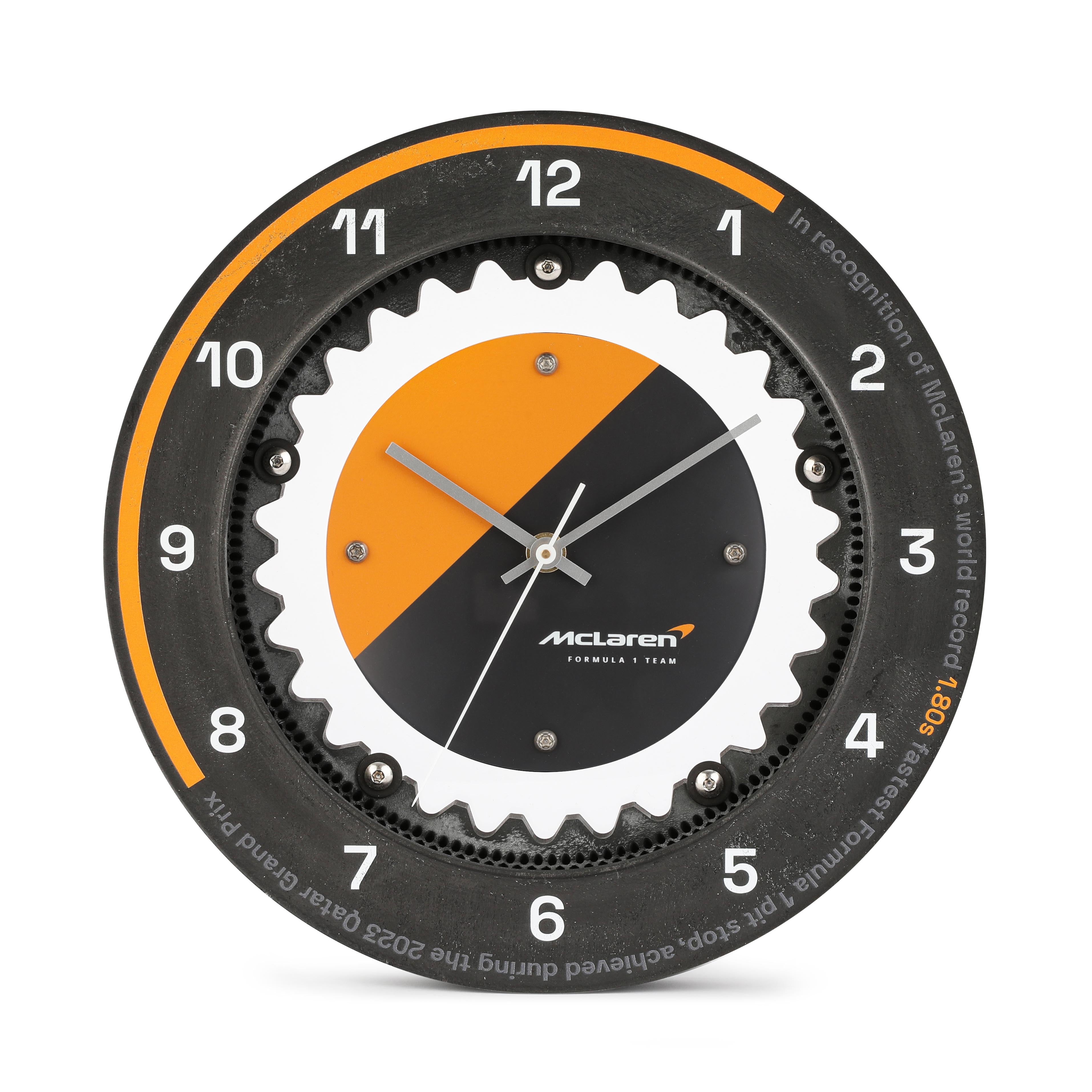 McLaren Brake Disc Clock