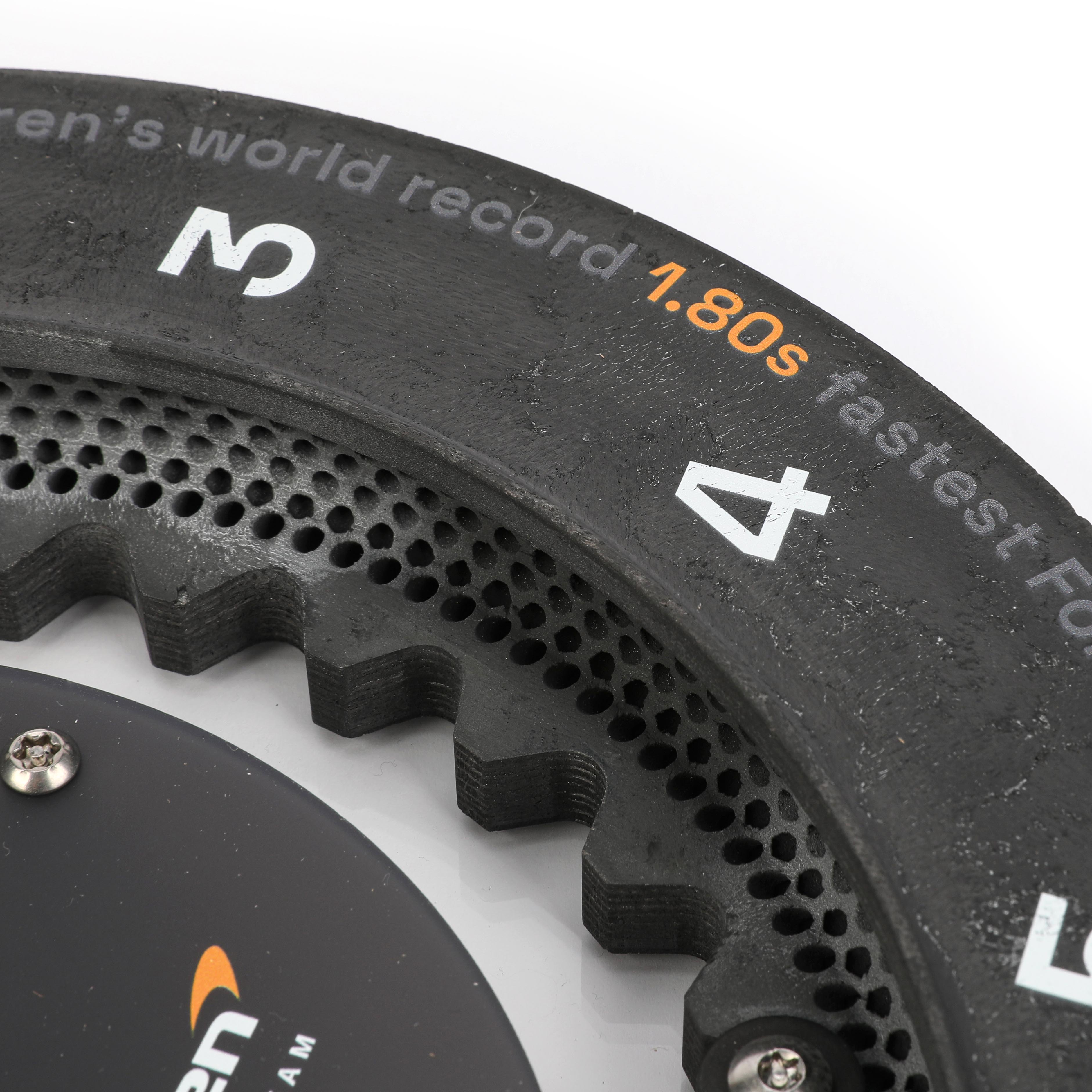 McLaren Brake Disc Clock