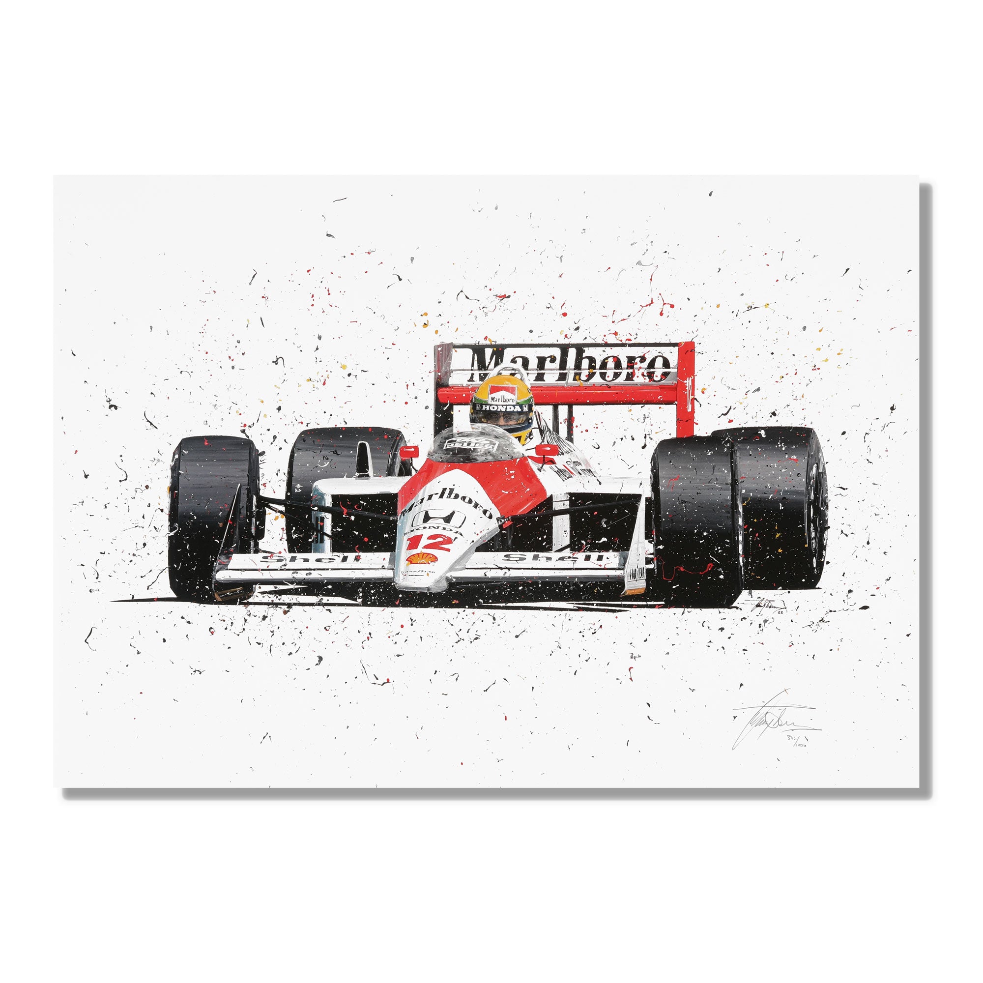 Ayrton Senna 1988 Print – David Johnson