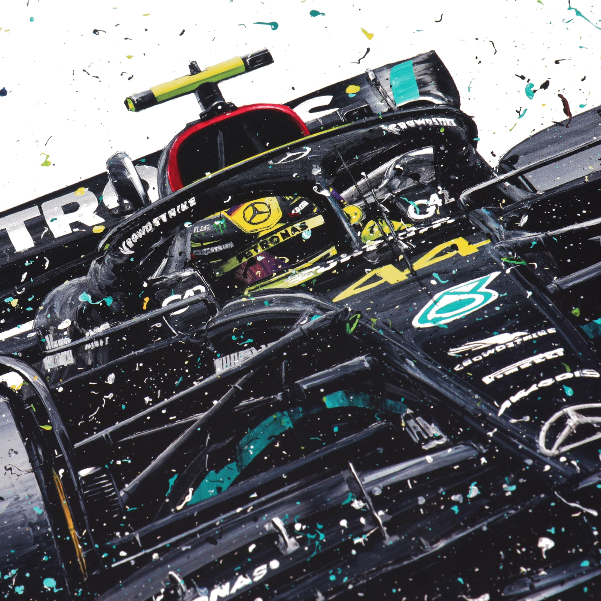 Lewis Hamilton 2023 Print – David Johnson