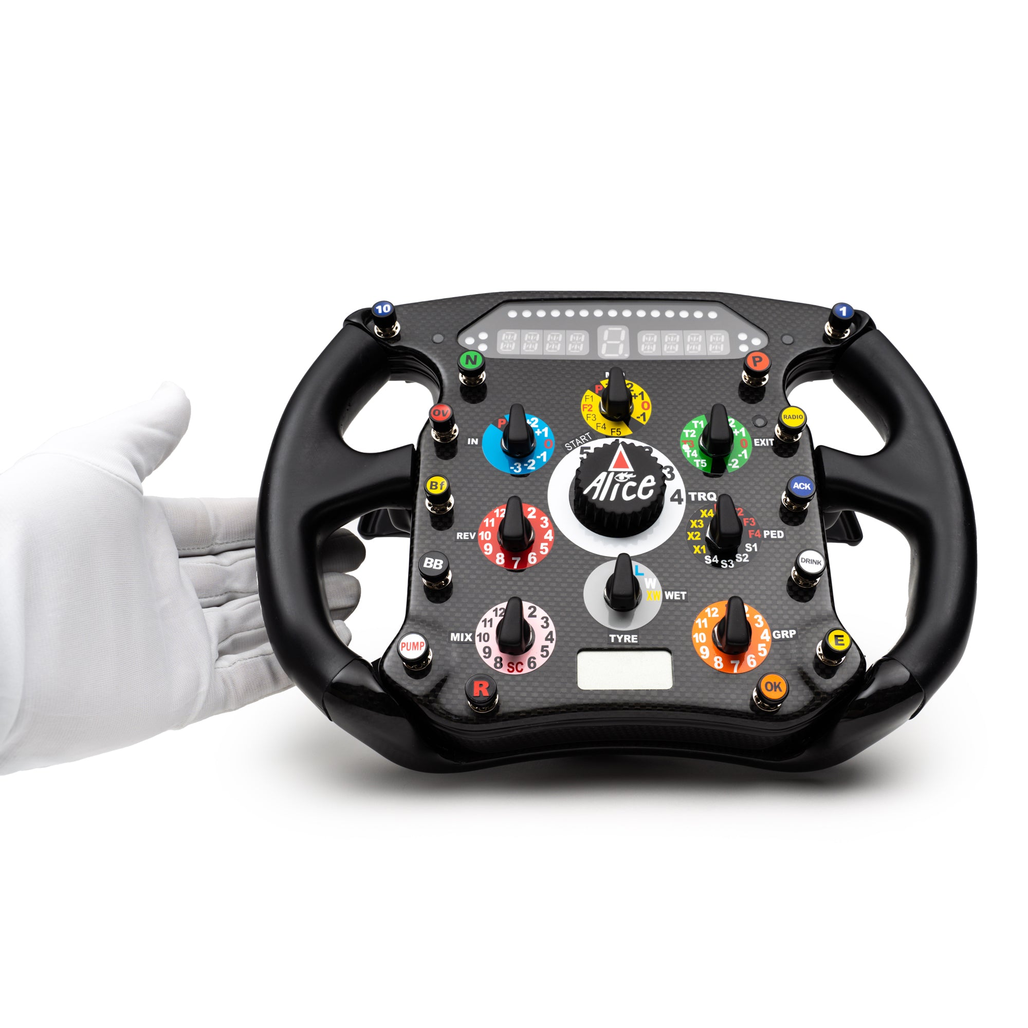 Ferrari F2008 (2008) 1:1 Scale Model Steering Wheel – Amalgam Collection