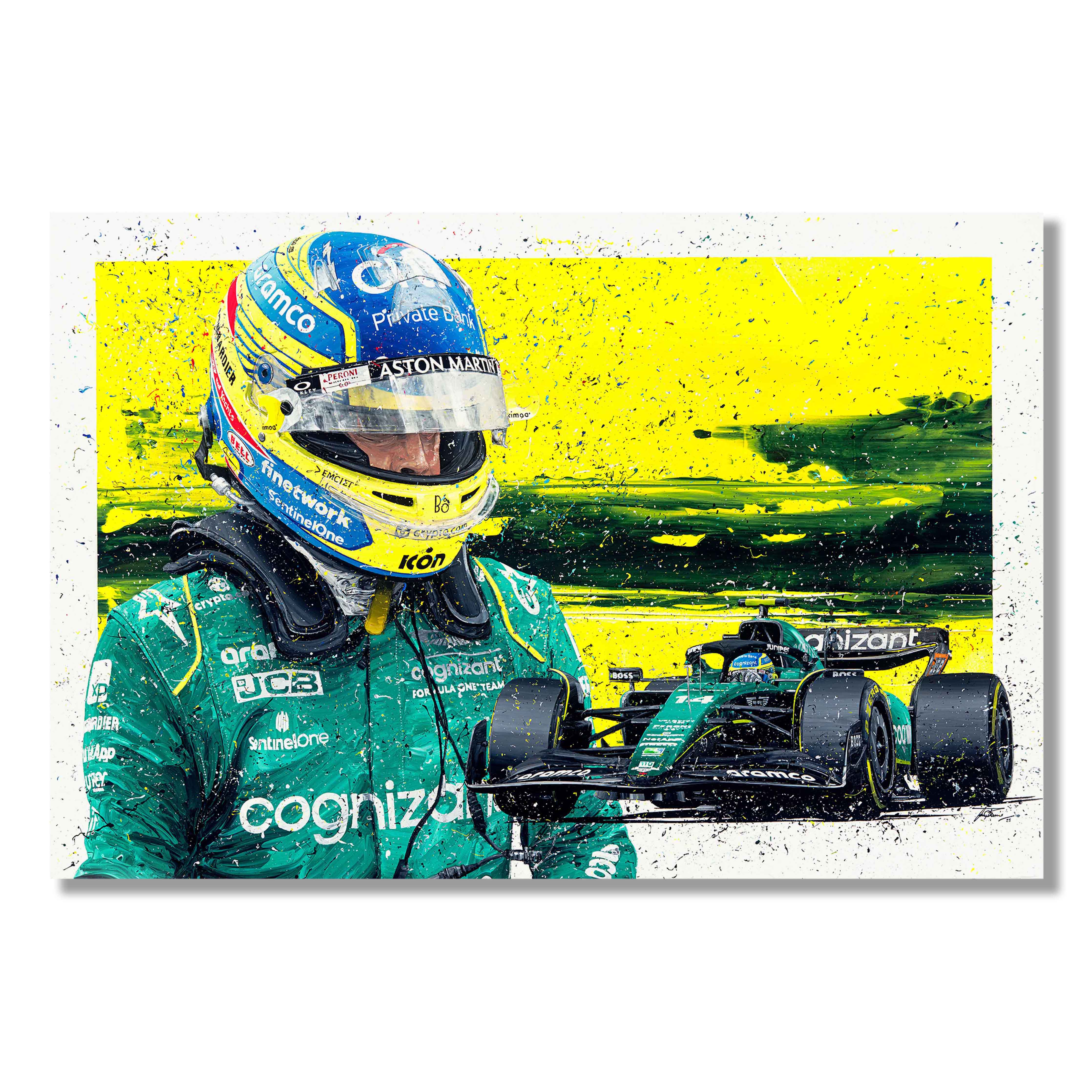 Fernando Alonso 2023 'Championship' Giclee Print – David Johnson