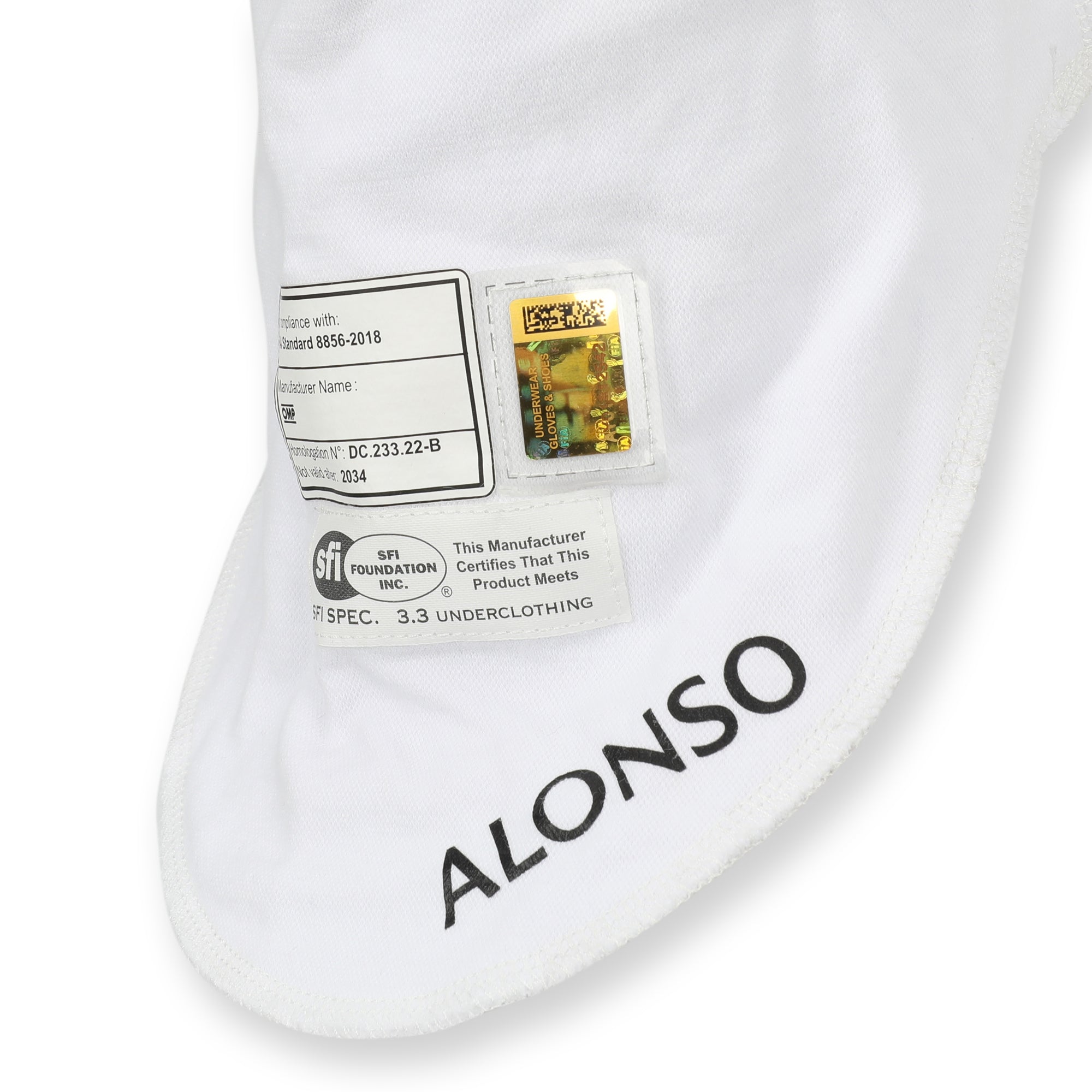 Fernando Alonso Un-Signed 2024 Aston Martin Aramco Formula One Team Grand Prix Used Balaclava - Dutch GP