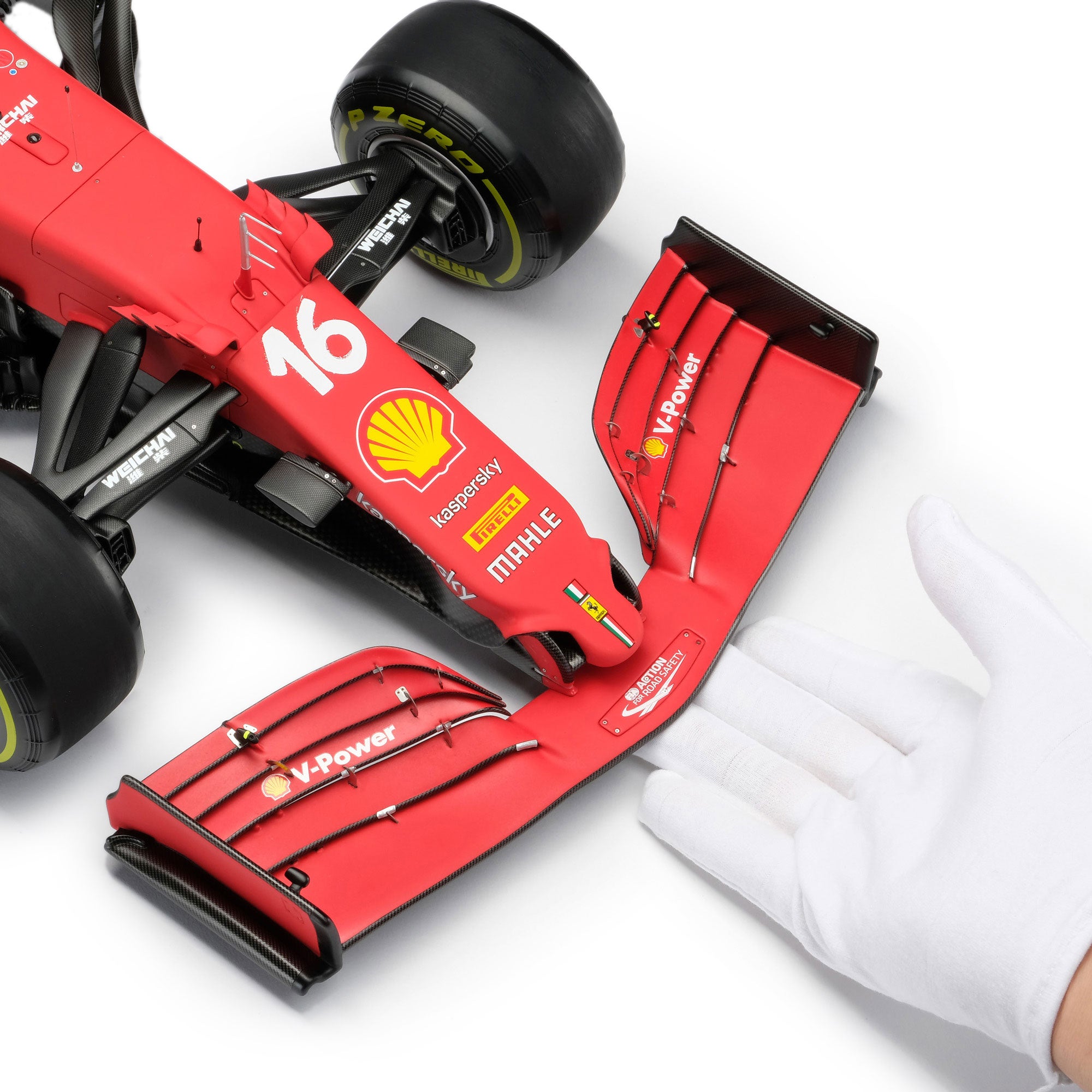 Charles Leclerc 2021 Ferrari SF21 1:8 Scale Model