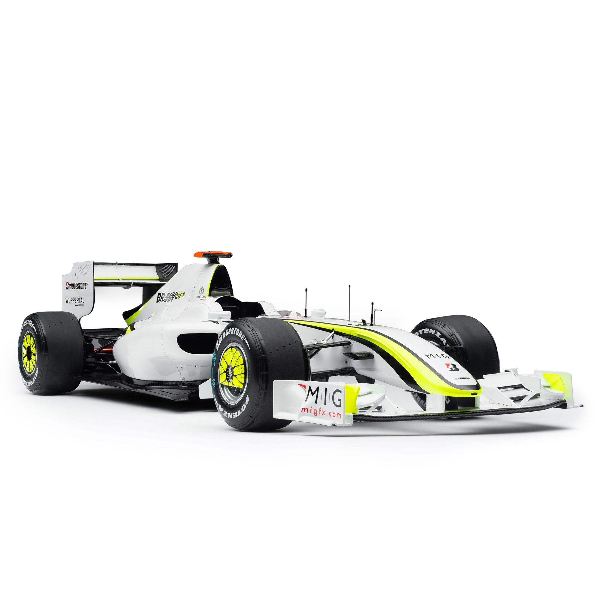 Jenson Button 2009 Brawn GP BGP 001 1:8 Scale Model – Monte Carlo