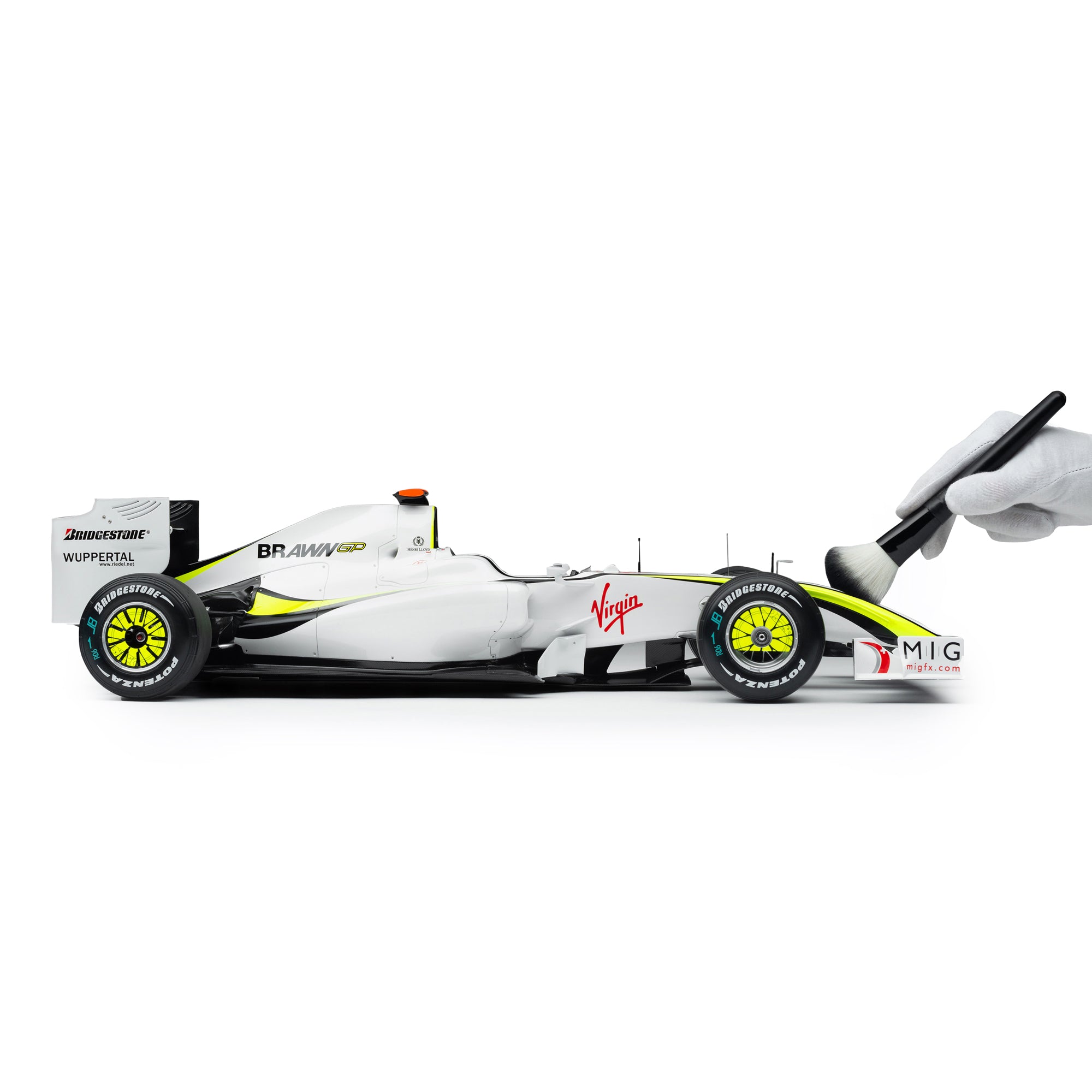 Jenson Button 2009 Brawn GP BGP 001 1:8 Scale Model – Monte Carlo