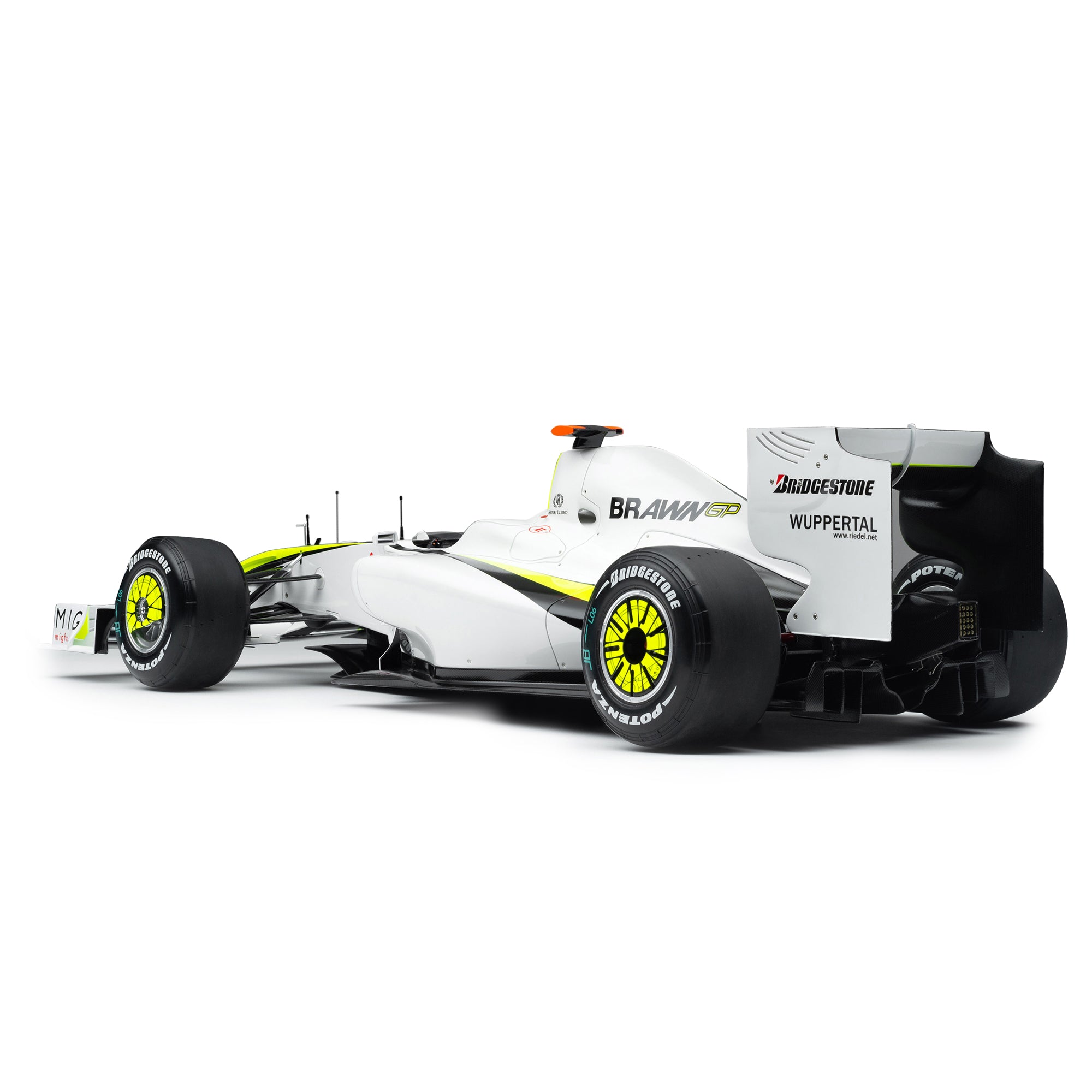 Jenson Button 2009 Brawn GP BGP 001 1:8 Scale Model – Monte Carlo