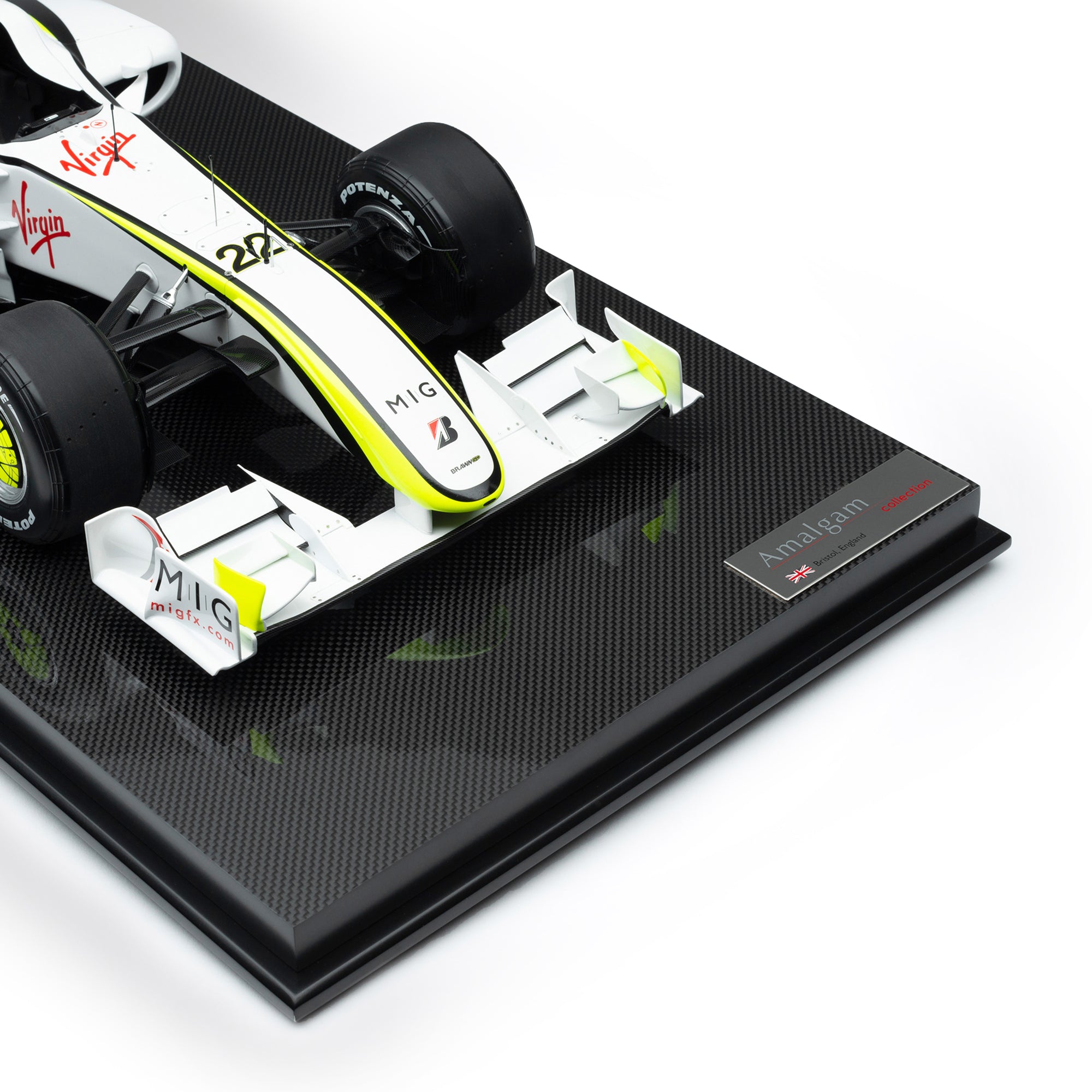 Jenson Button 2009 Brawn GP BGP 001 1:8 Scale Model – Monte Carlo