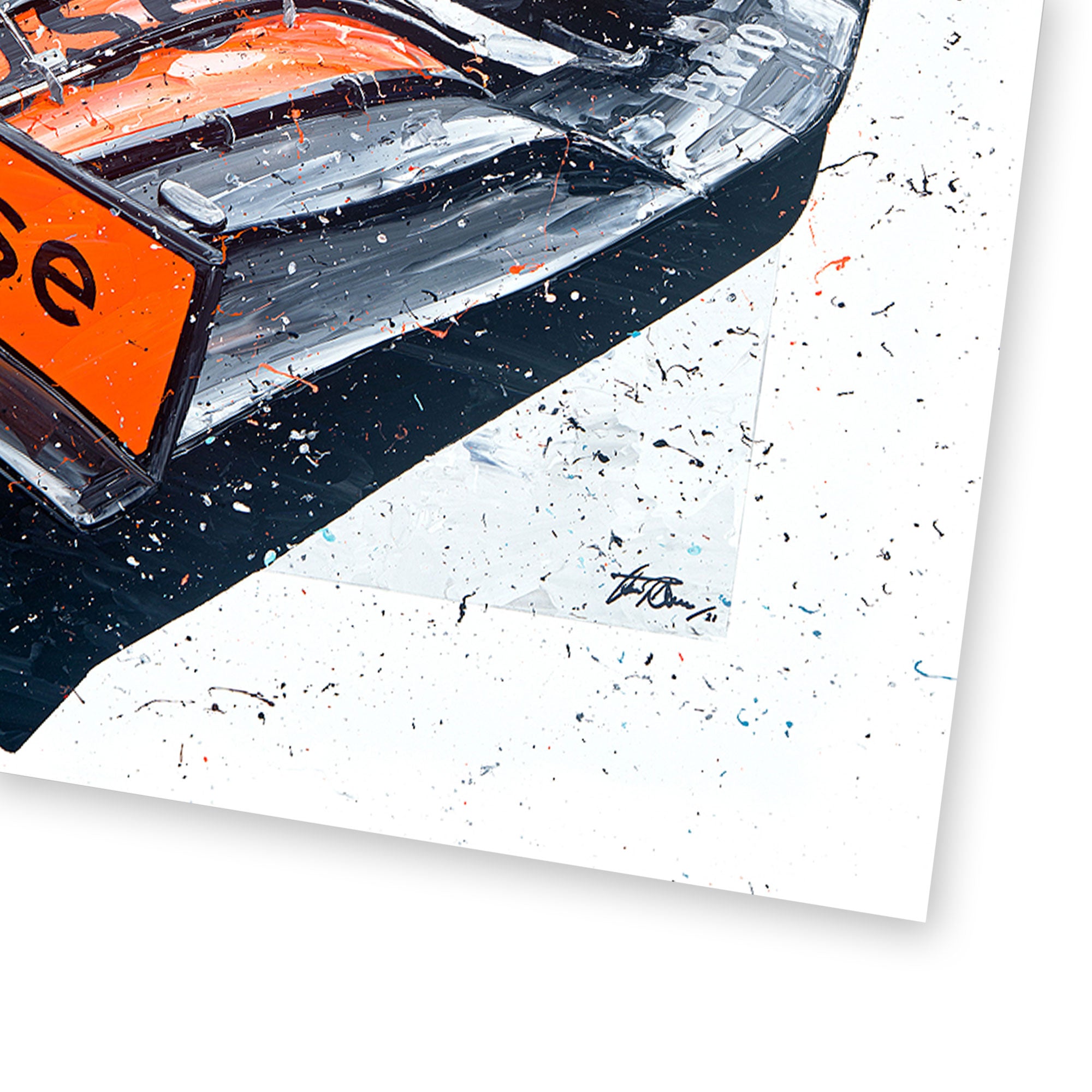 Lando Norris 2021 Monte Carlo Giclee Print – David Johnson