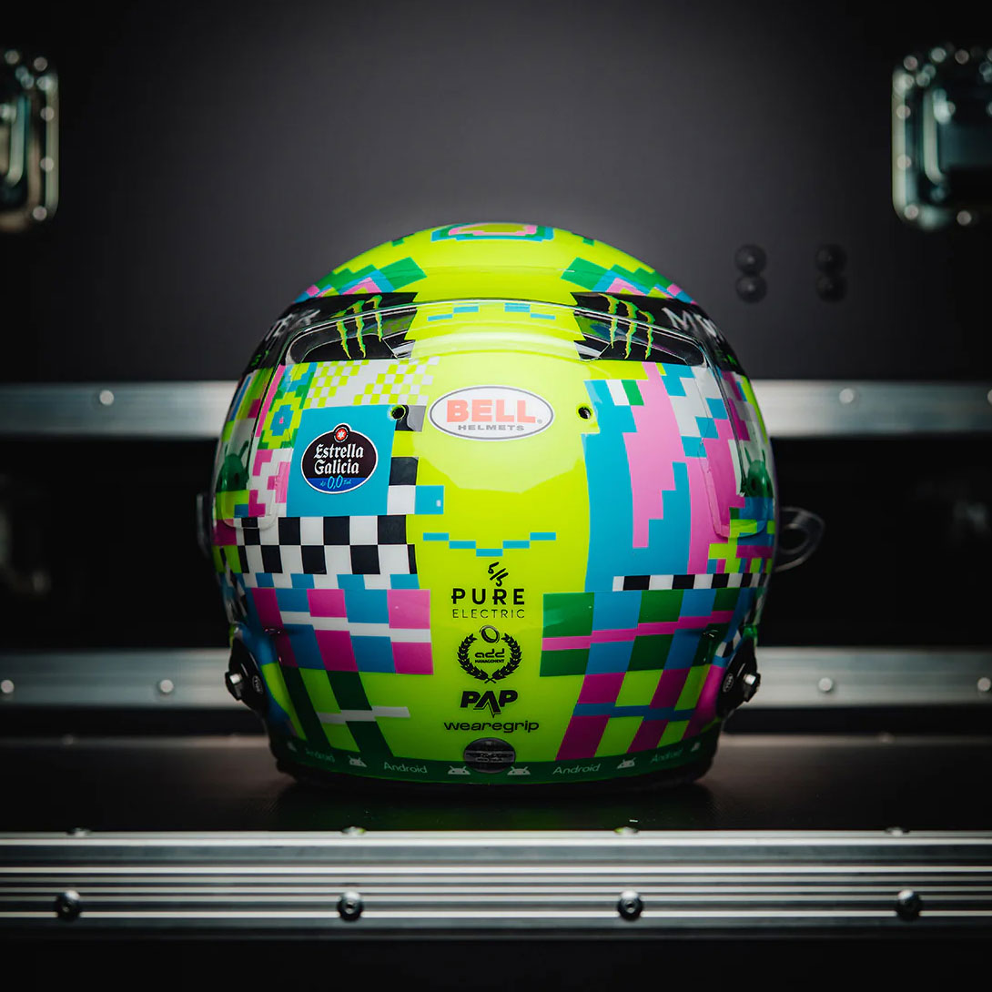 Lando Norris 2024 1:2 Scale Helmet - Silverstone Edition