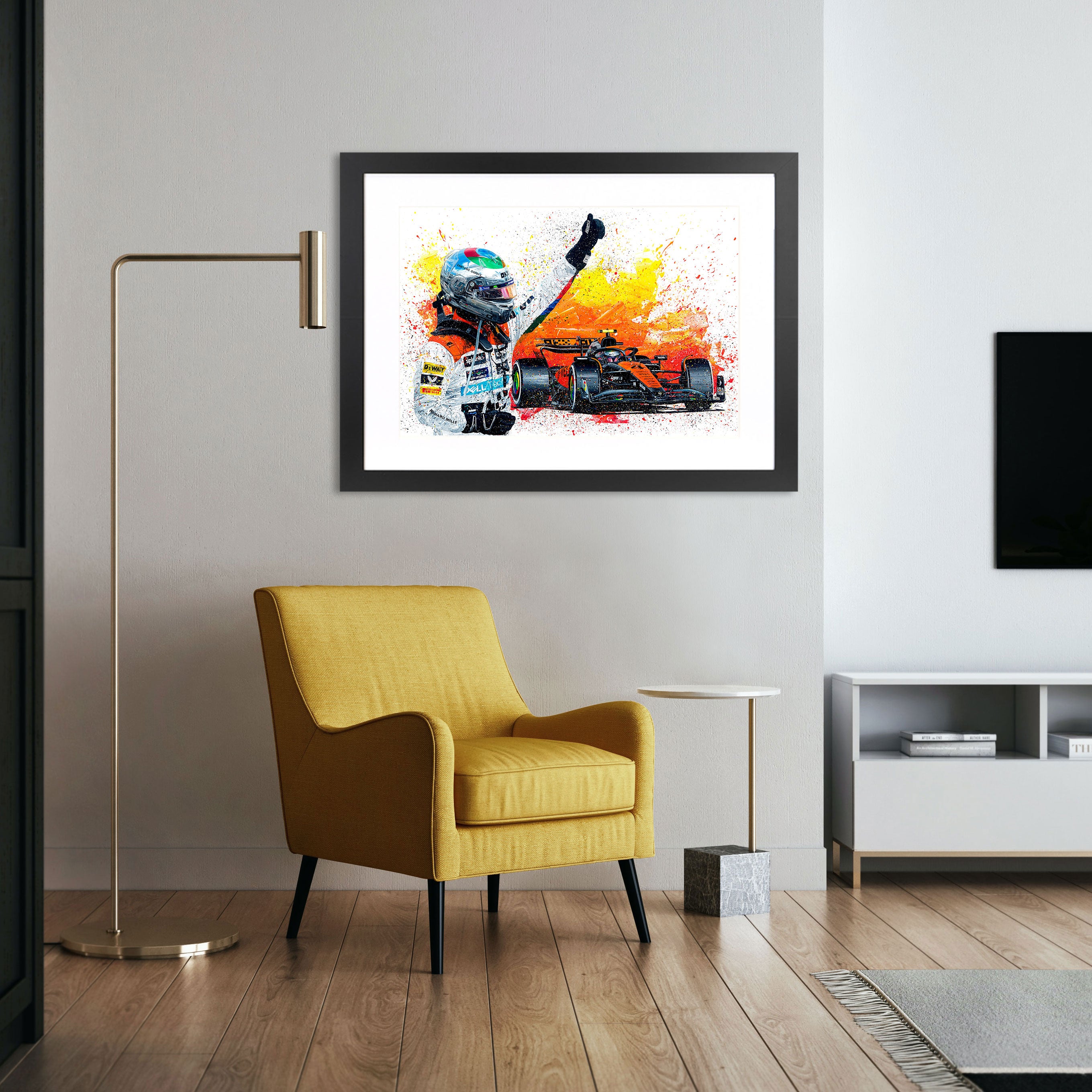 Lando Norris 2023 Silverstone Grand Prix Giclee Print – David Johnson