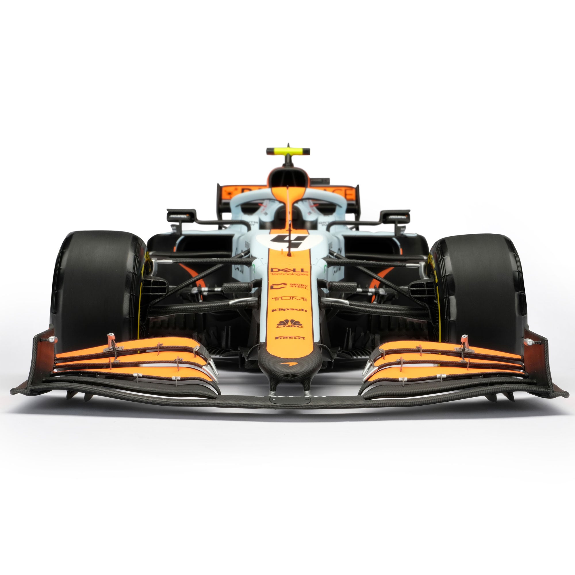 Lando Norris 2021 McLaren F1 Team MCL35M ‘Gulf’ 1:8 Scale Model – Monte Carlo