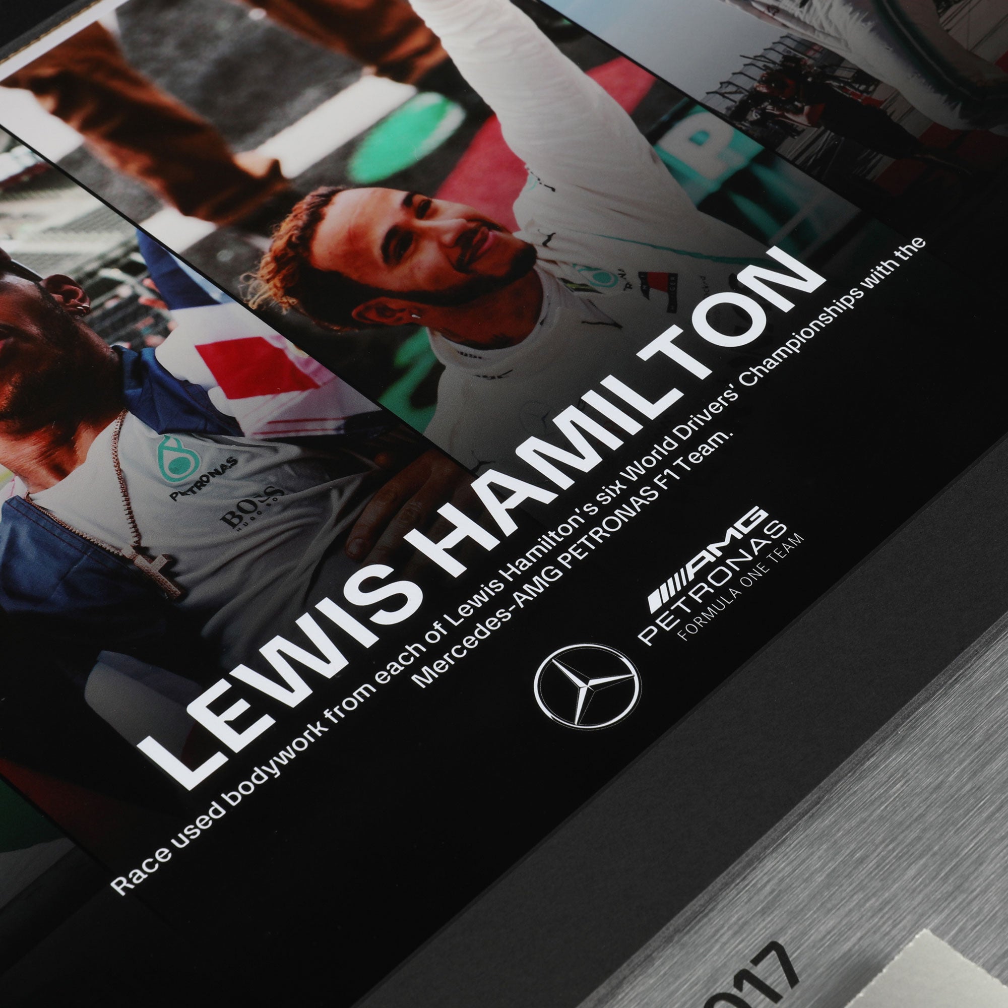 Limited-Edition Lewis Hamilton 'Six Titles’ Mercedes-AMG PETRONAS F1 Team Bodywork & Photo