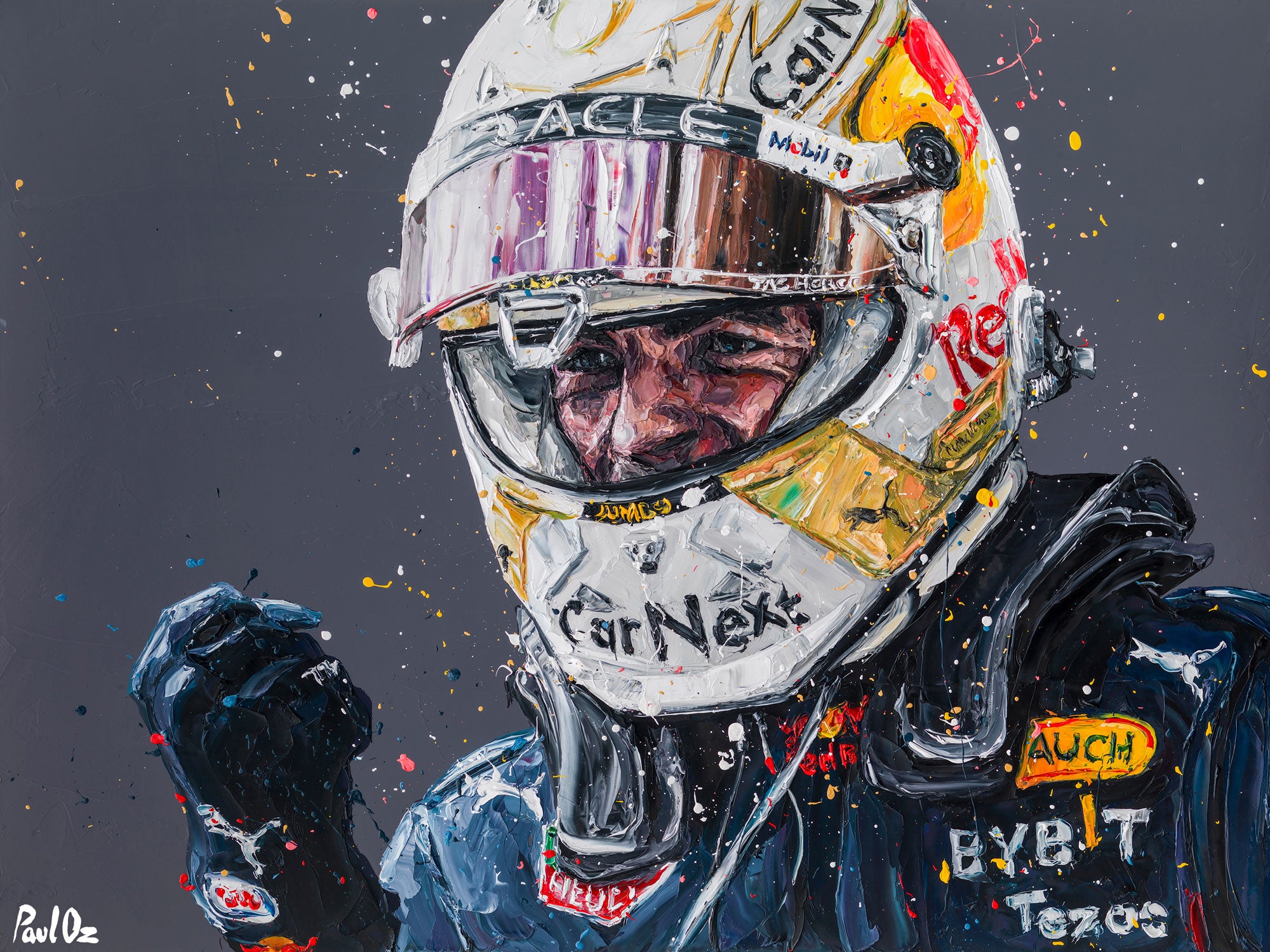 Max Verstappen 2022 Embellished Print – Paul Oz