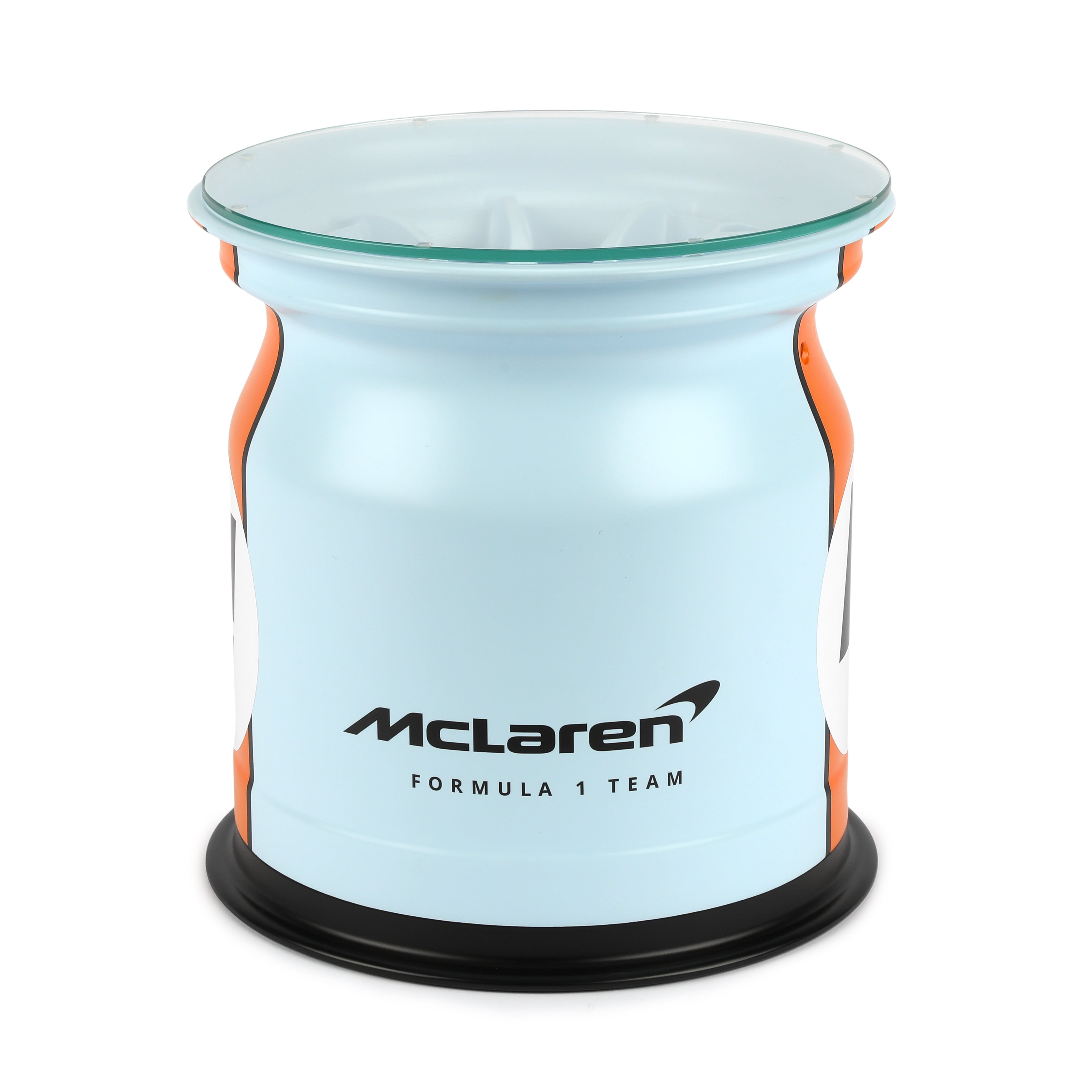 Lando Norris 2021 McLaren F1 Team Wheel Rim Table - Gulf Edition