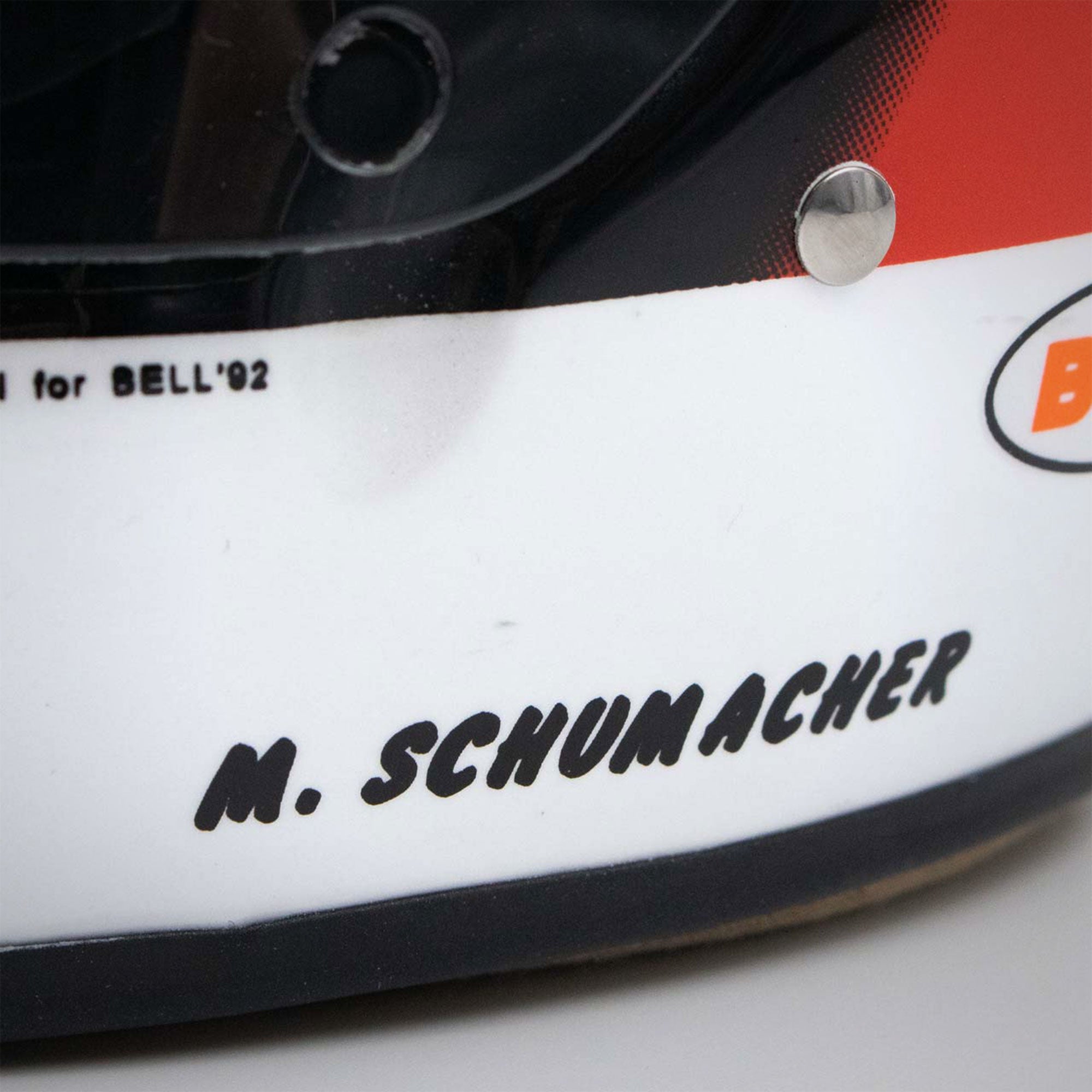 Michael Schumacher 1992 1:2 Scale Helmet – Belgian GP