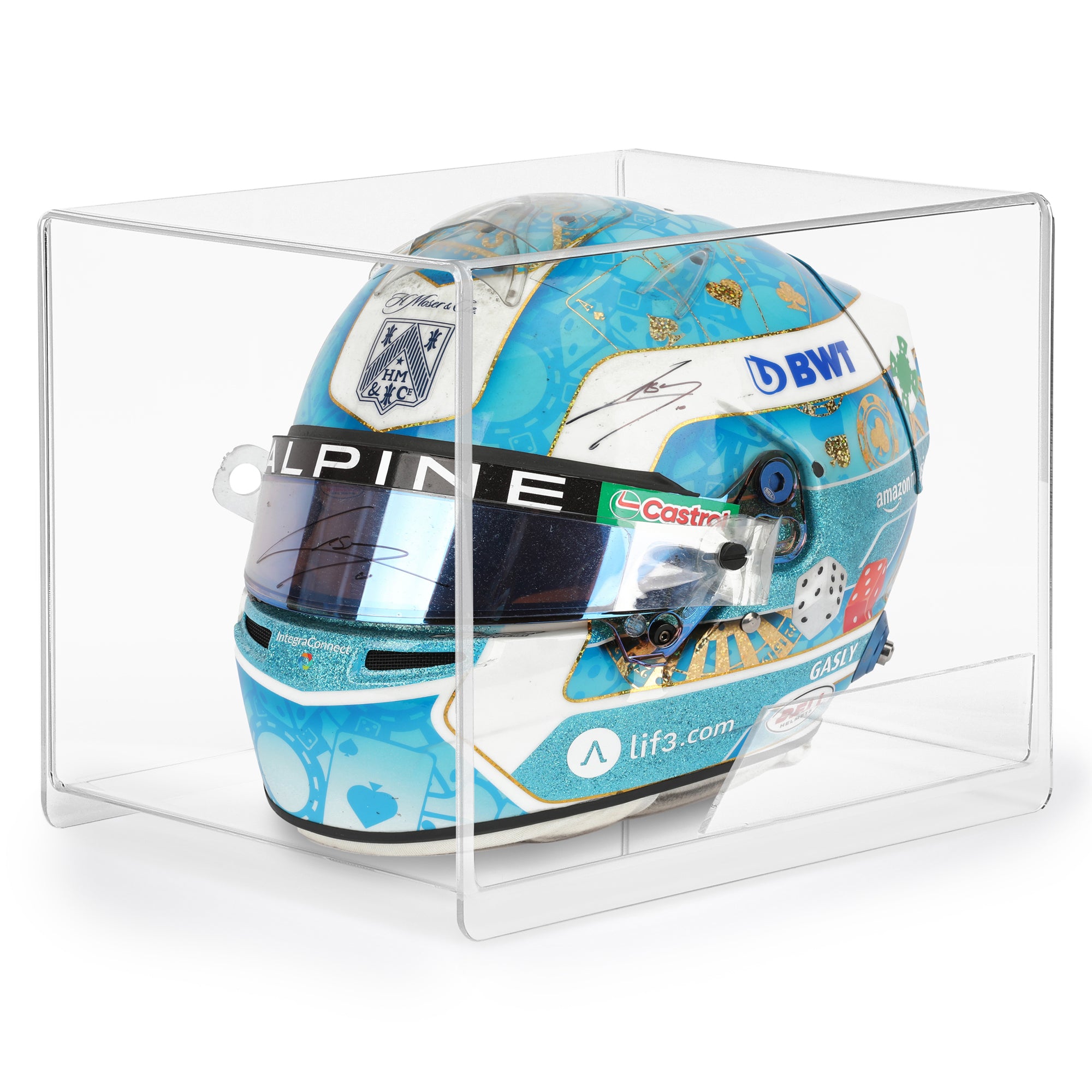 Pierre Gasly 2024 Race Used Special Helmet – Las Vegas GP