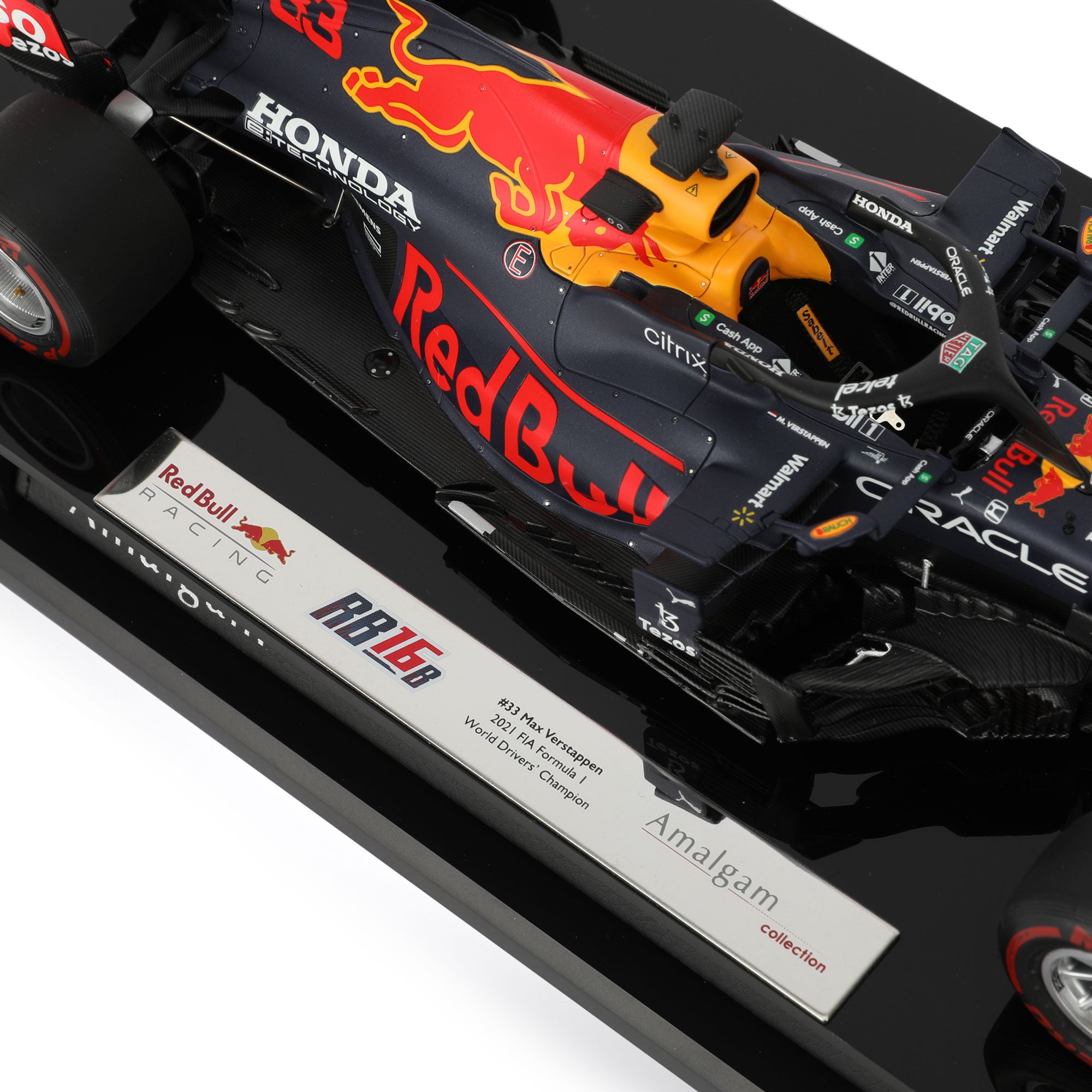 Max Verstappen 2021 Oracle Red Bull Racing F1 Team RB16B 1:18 Scale Model – Abu Dhabi GP