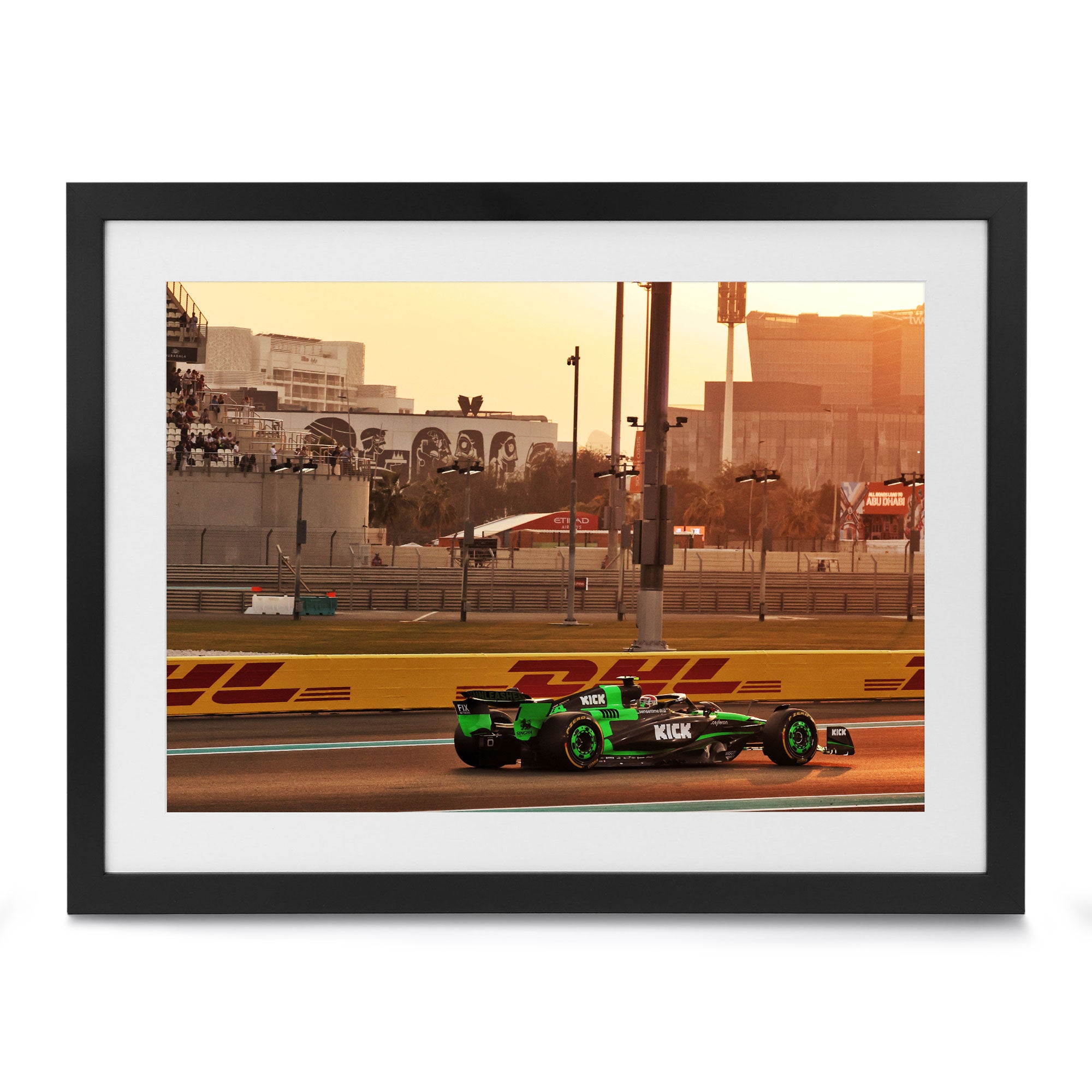 Zhou Guanyu 2024 Stake Sauber Print - Abu Dhabi GP