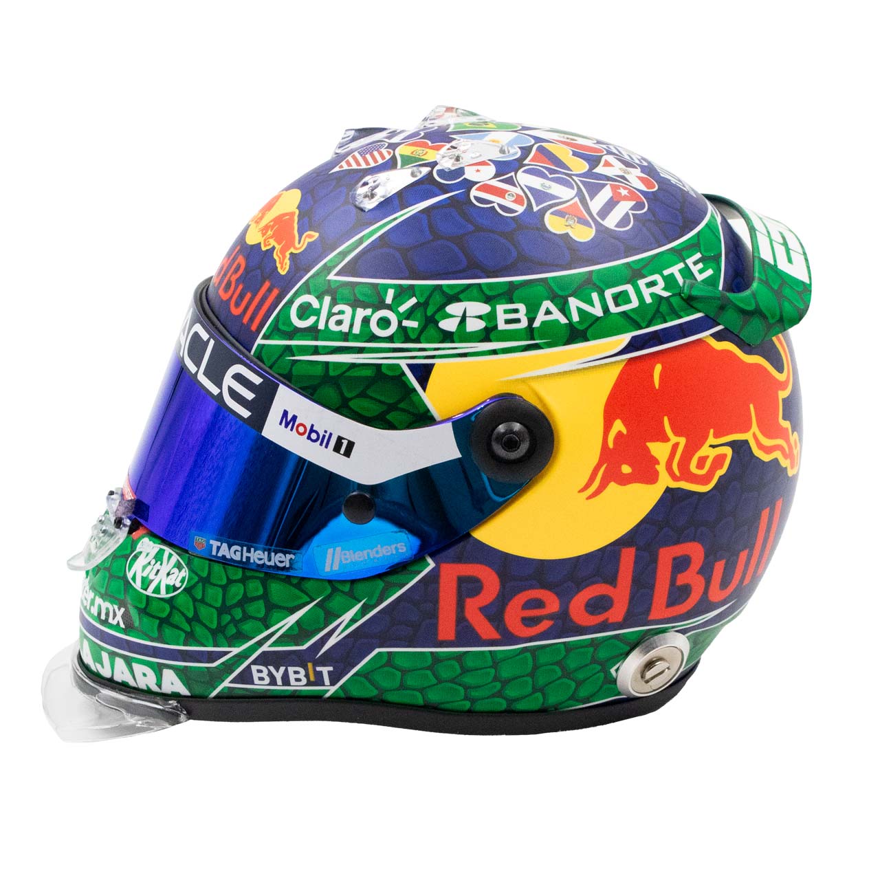 Sergio Perez 2024 1:2 Scale Helmet – Miami Edition