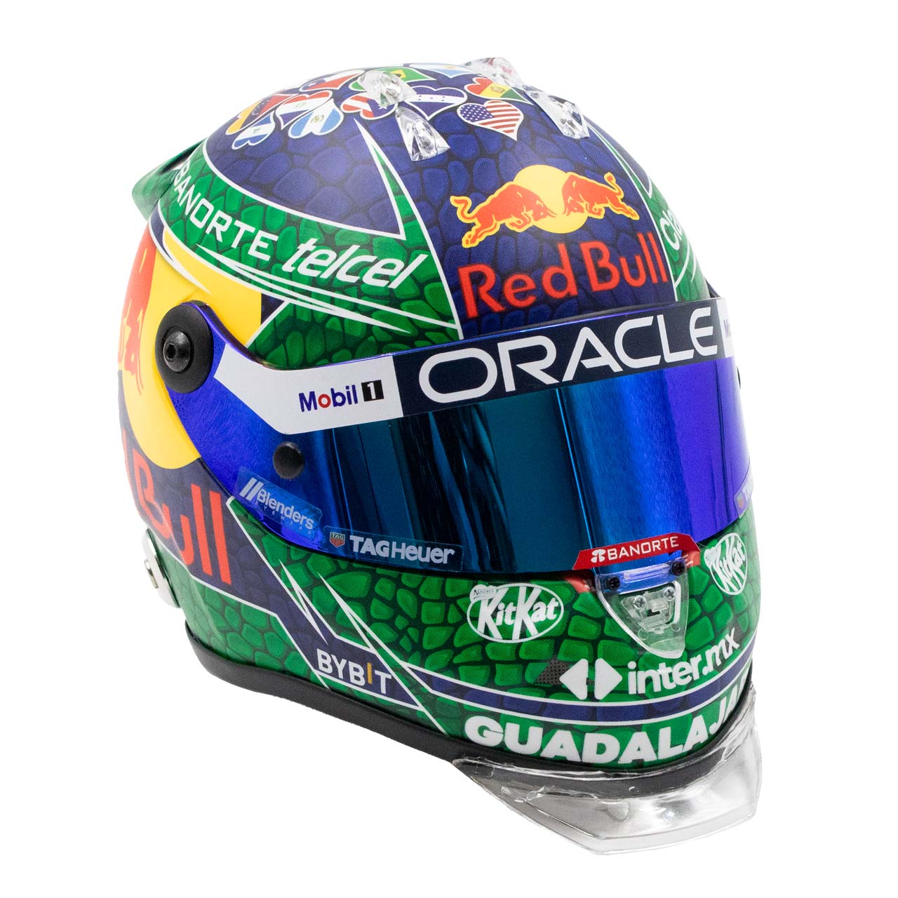 Sergio Perez 2024 1:2 Scale Helmet – Miami Edition