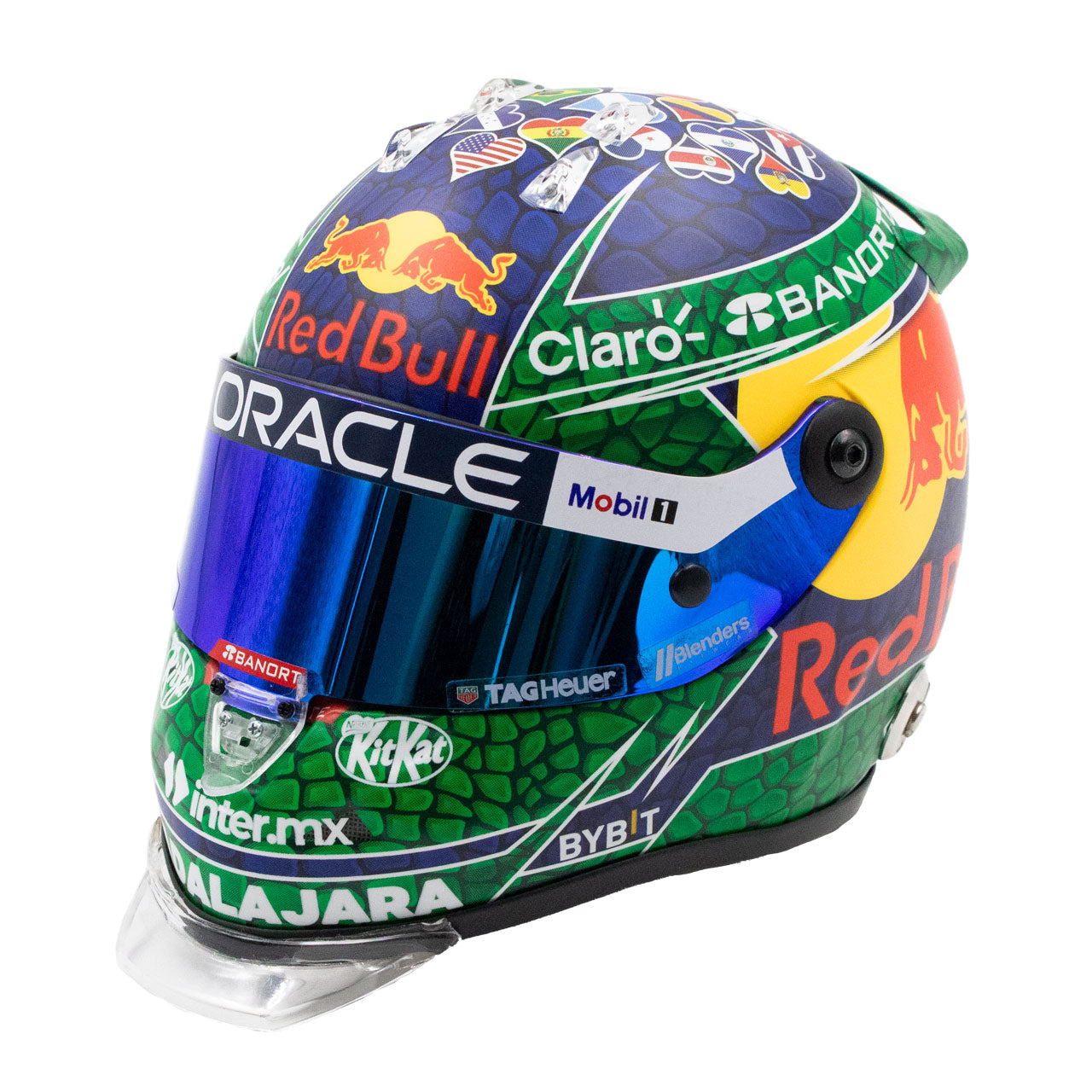 Sergio Perez 2024 1:2 Scale Helmet – Miami Edition