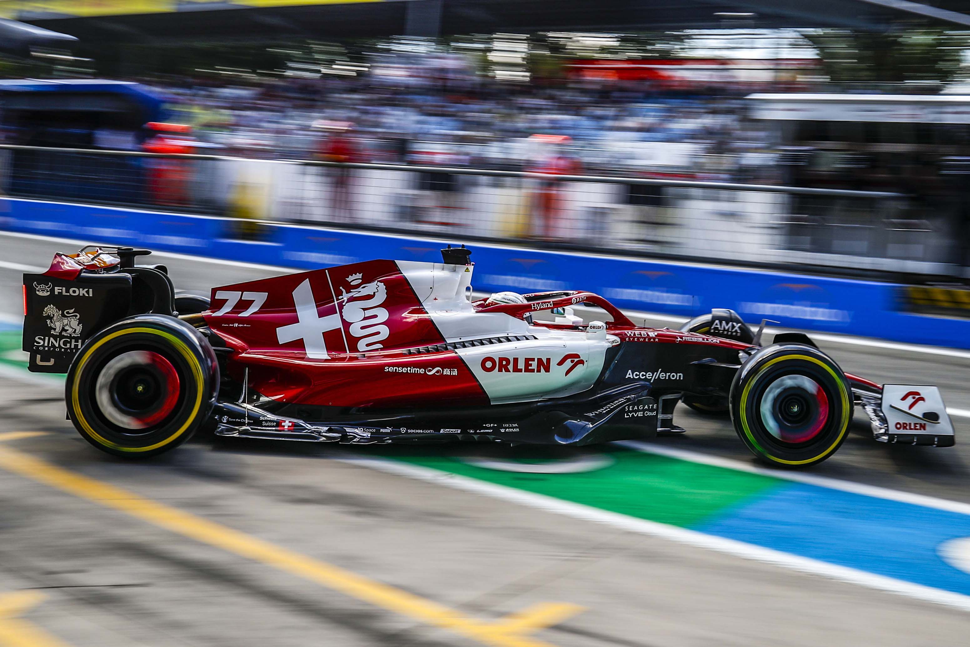 2022 Alfa Romeo F1 Team Orlen Italian Grand Prix Livery C42 Official Show Car