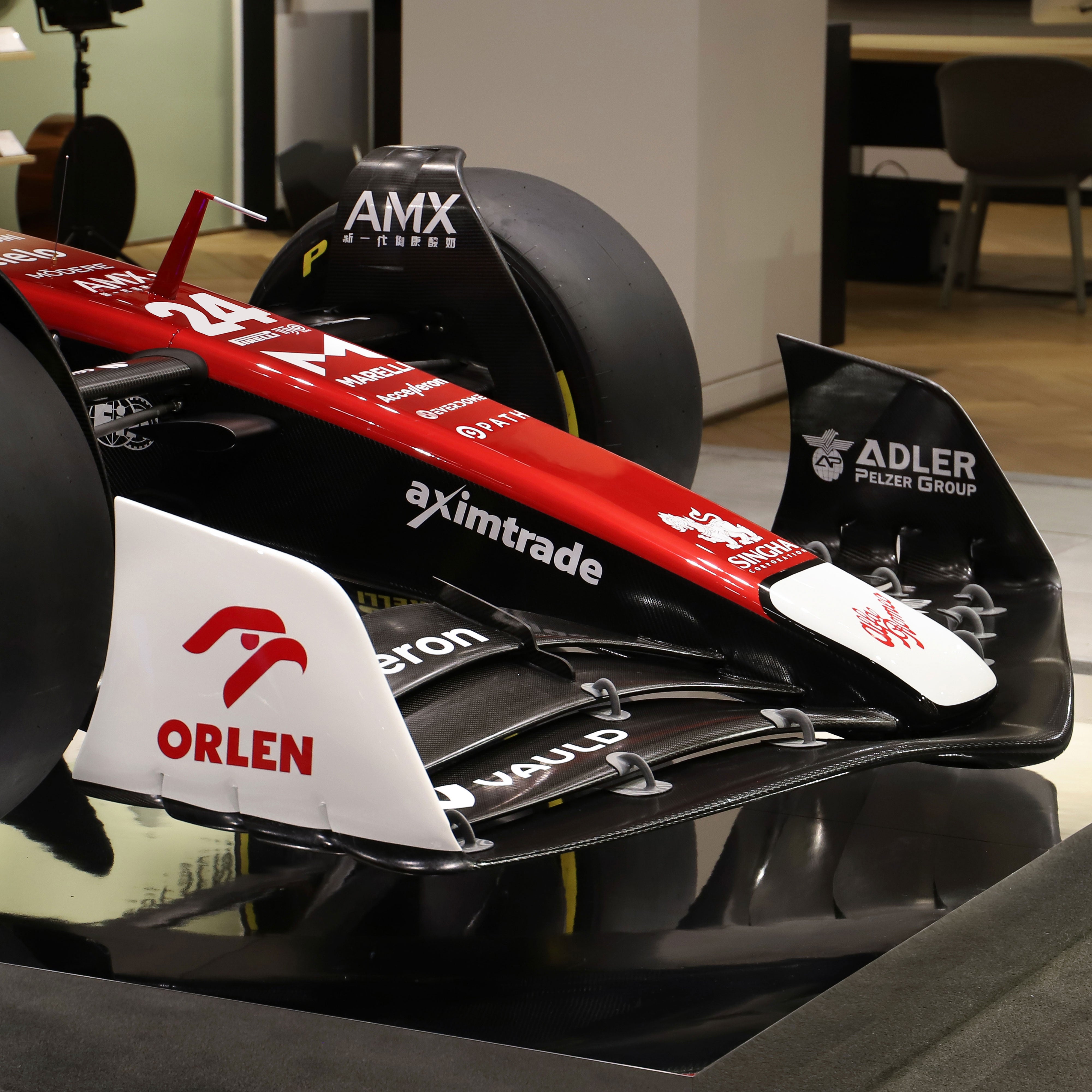 Official Alfa Romeo F1 Team ORLEN 2022 - Chassis 1 - C42 Show Car Signed By Bottas & Zhou With Monaco & US GP Racewear