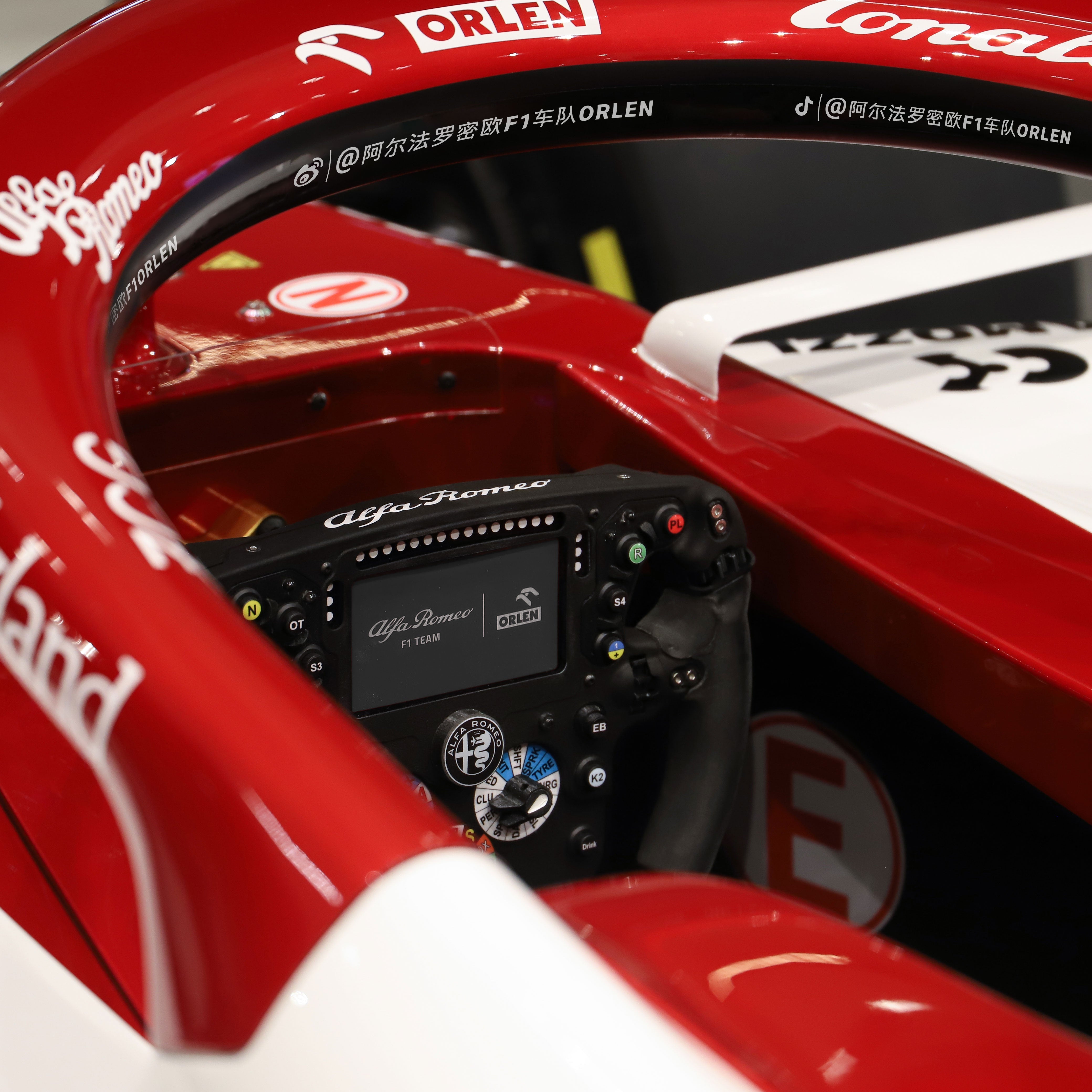 2022 Alfa Romeo F1 Team ORLEN Official Show Car Azerbaijan GP Livery