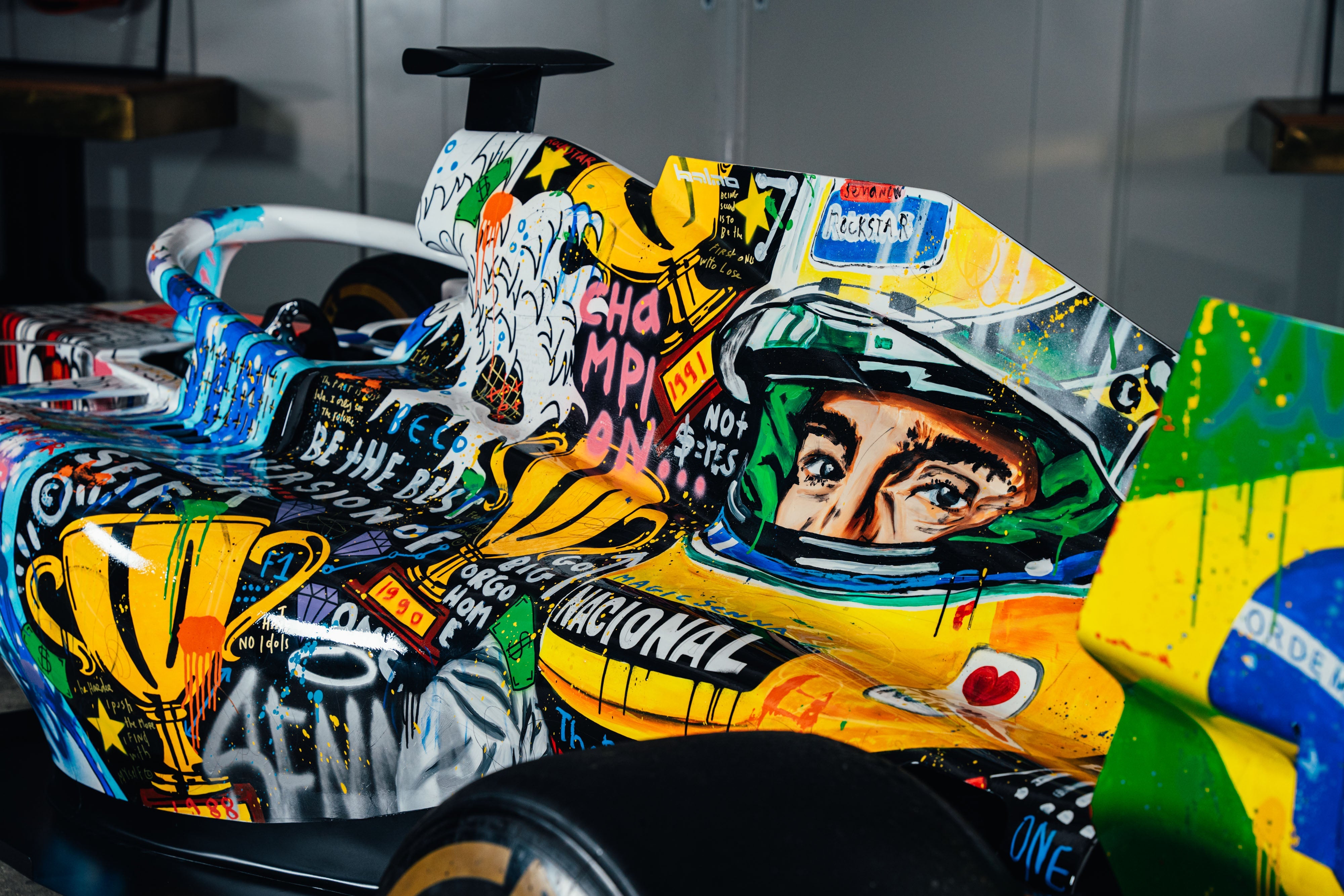 Ayrton Senna Art Show Car