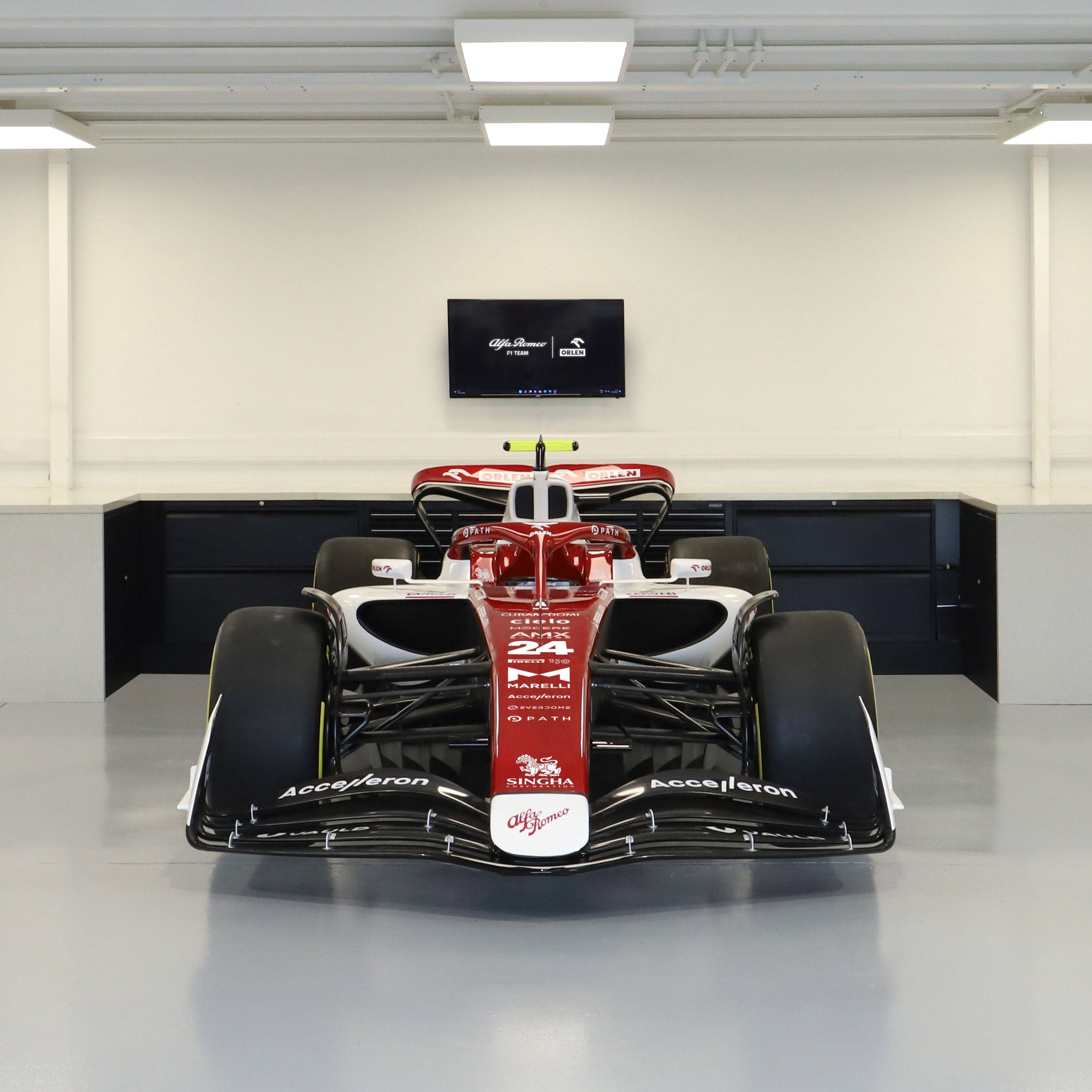 2022 Alfa Romeo F1 Team ORLEN Official Show Car Azerbaijan GP Livery