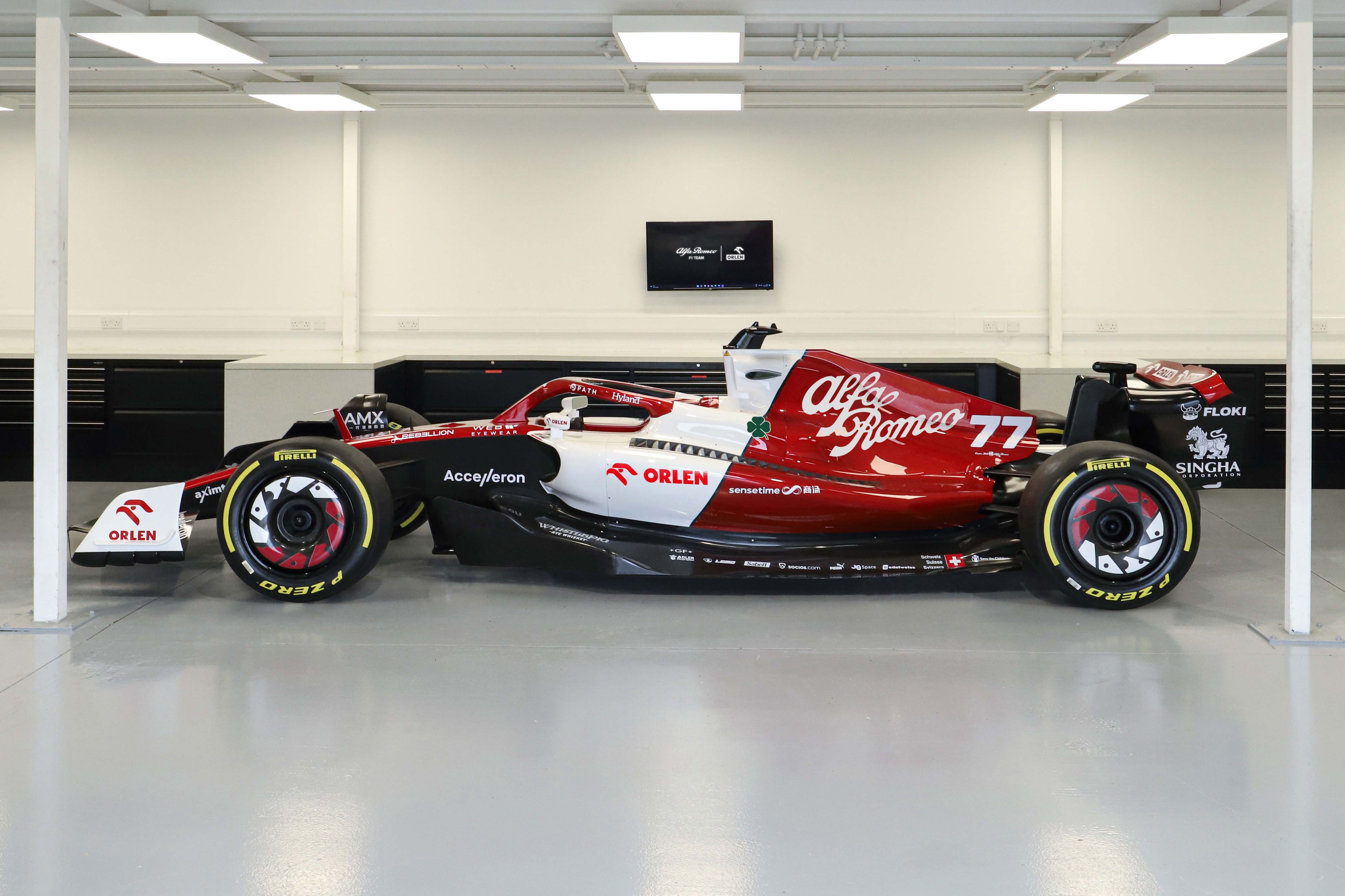 2022 Alfa Romeo F1 Team Orlen Italian Grand Prix Livery C42 Official Show Car