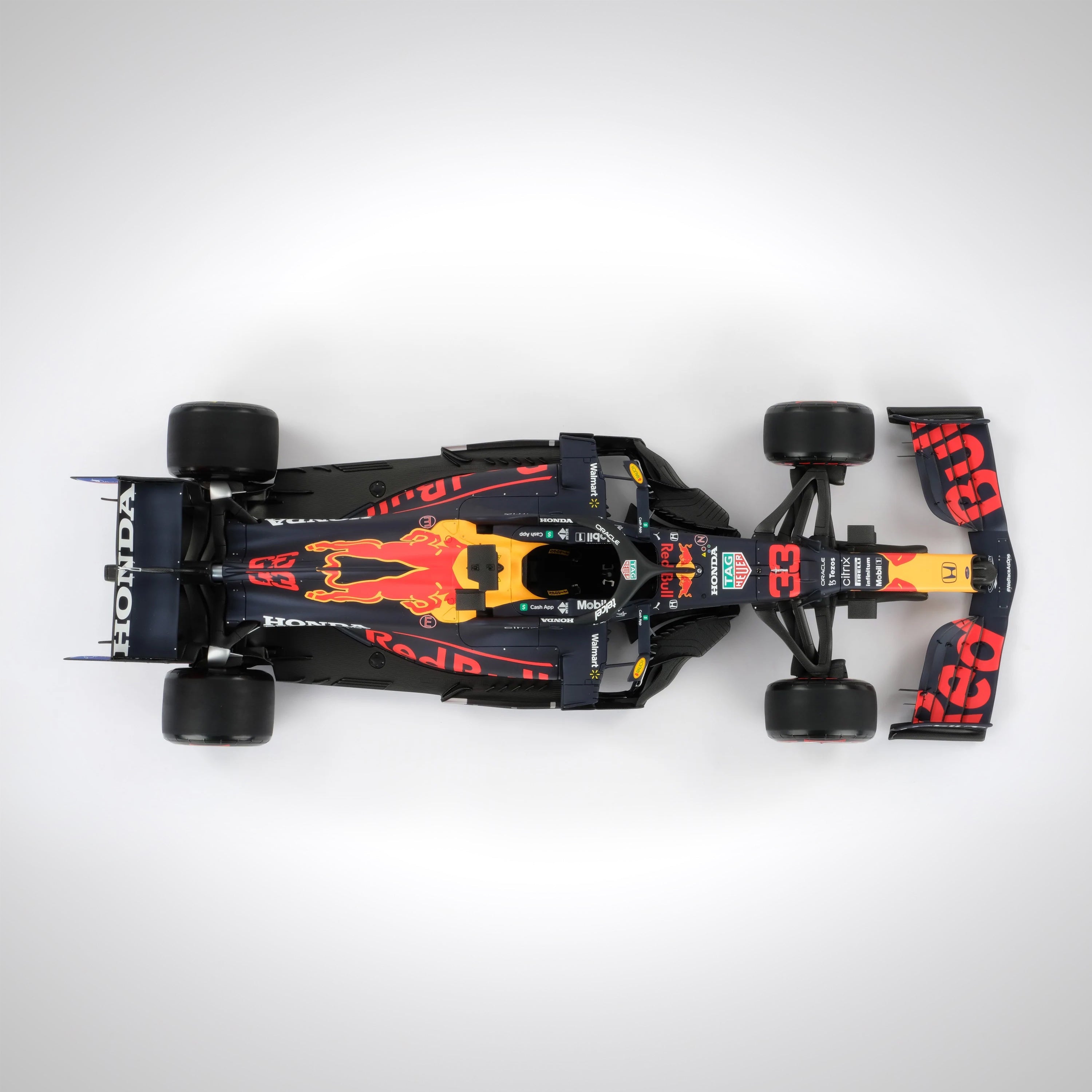 Max Verstappen 2021 Oracle Red Bull Racing RB16B 1:8 Scale Model – Abu Dhabi GP